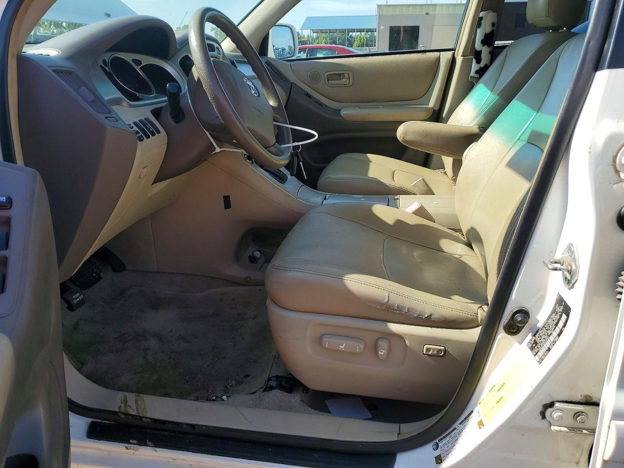 2006 Toyota Highlander Limited White vin: JTEEP21AX60143871