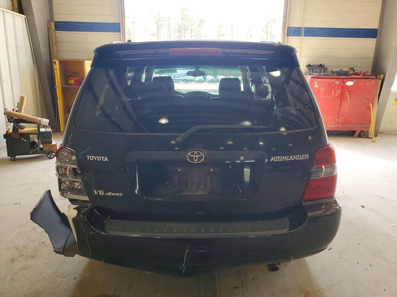 2006 Toyota Highlander Limited Black vin: JTEEP21AX60158385