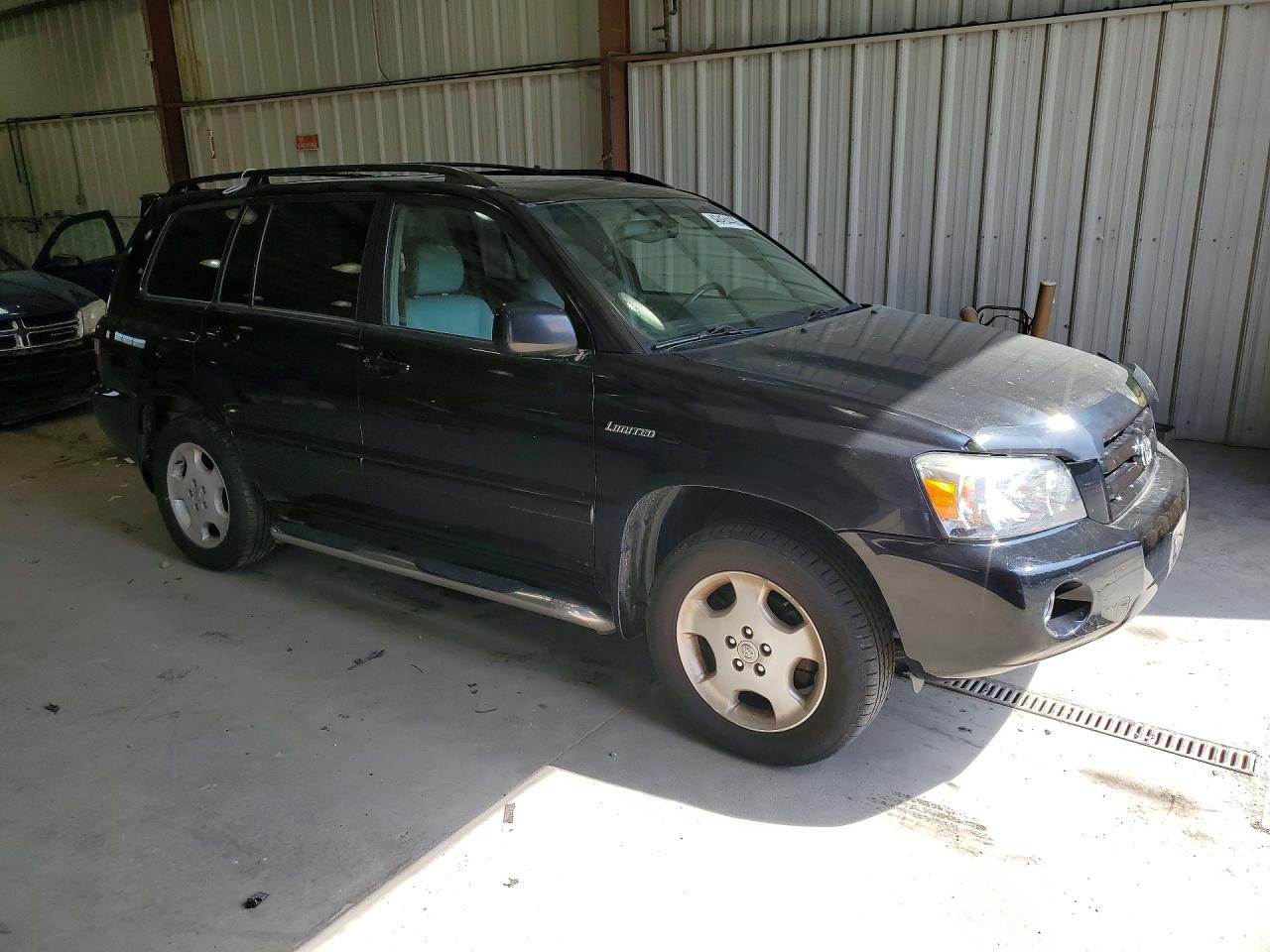 2006 Toyota Highlander Limited Black vin: JTEEP21AX60158385