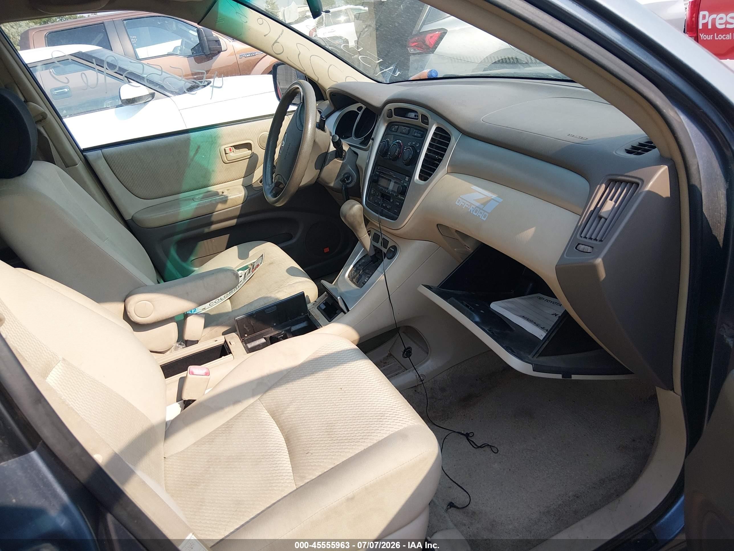 2006 Toyota Highlander V6 Gray vin: JTEEP21AX60176207