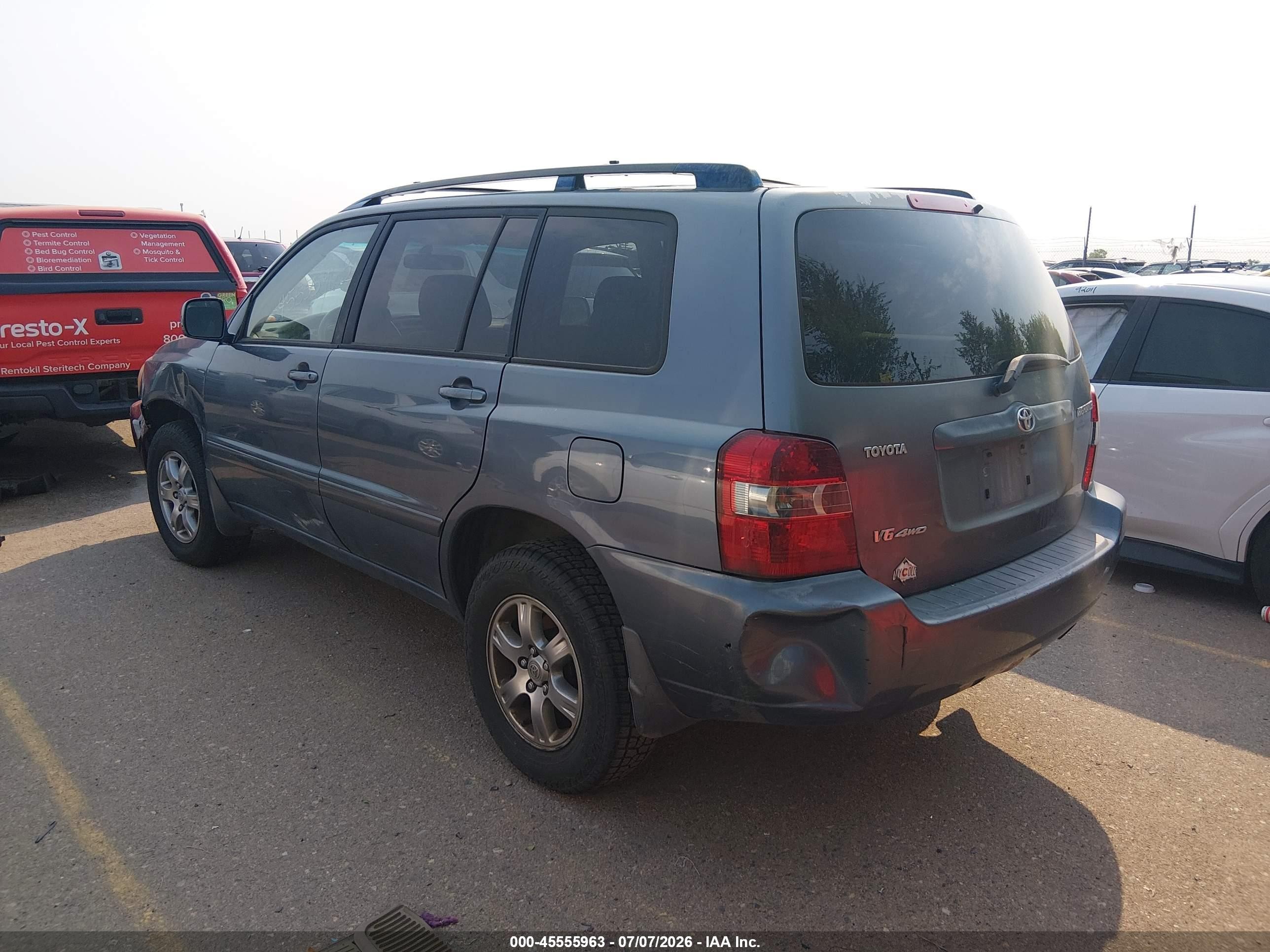 2006 Toyota Highlander V6 Gray vin: JTEEP21AX60176207