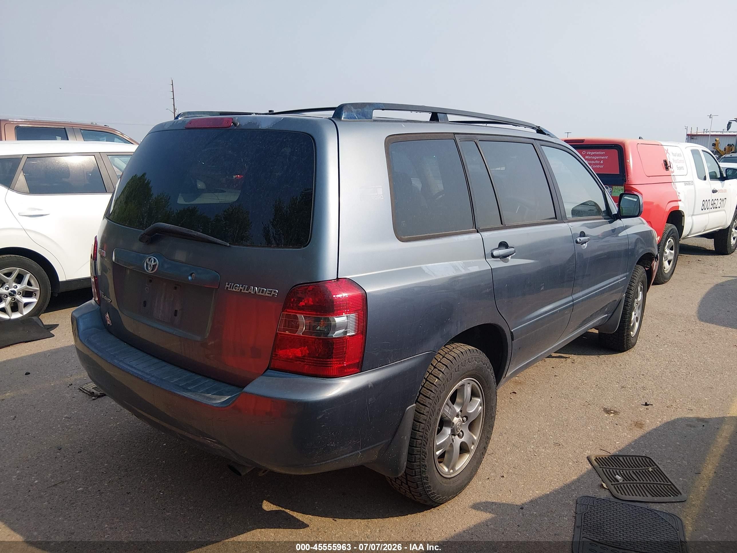 2006 Toyota Highlander V6 Gray vin: JTEEP21AX60176207