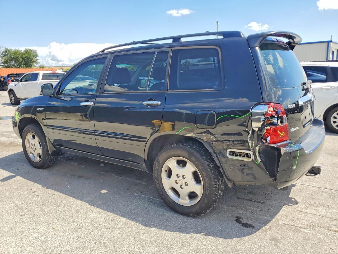 2006 Toyota Highlander Sport Black vin: JTEEP21AX60177695