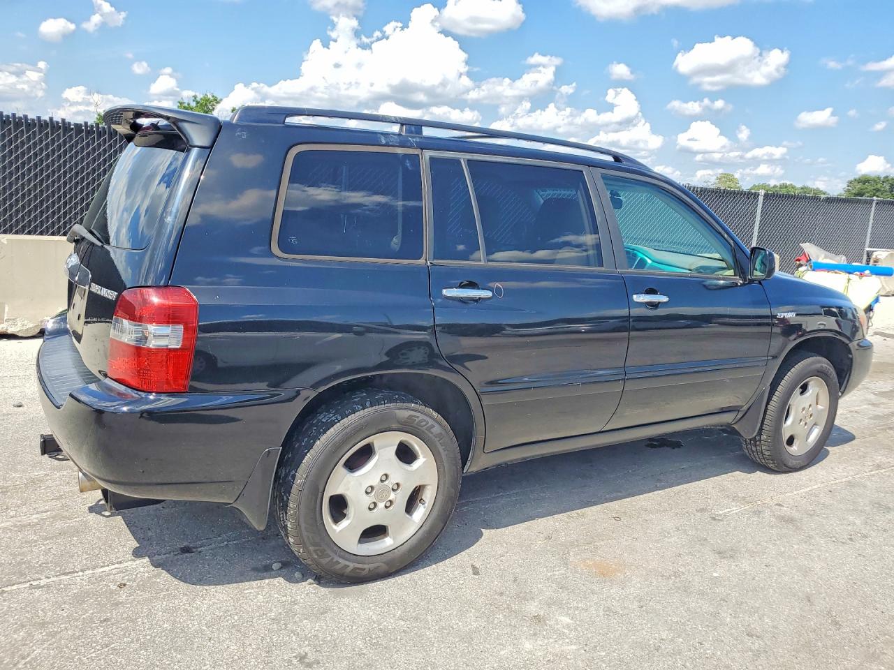 2006 Toyota Highlander Sport Black vin: JTEEP21AX60177695