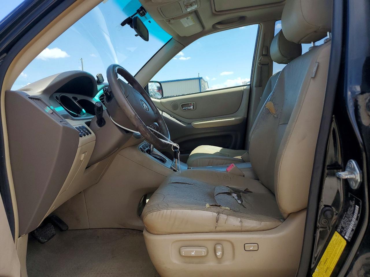 2006 Toyota Highlander Sport Black vin: JTEEP21AX60177695