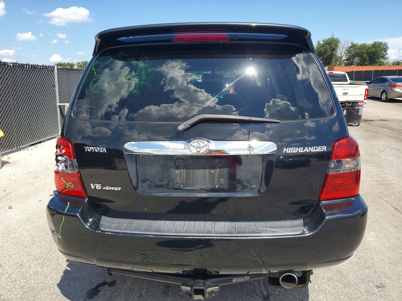 2006 Toyota Highlander Sport Black vin: JTEEP21AX60177695