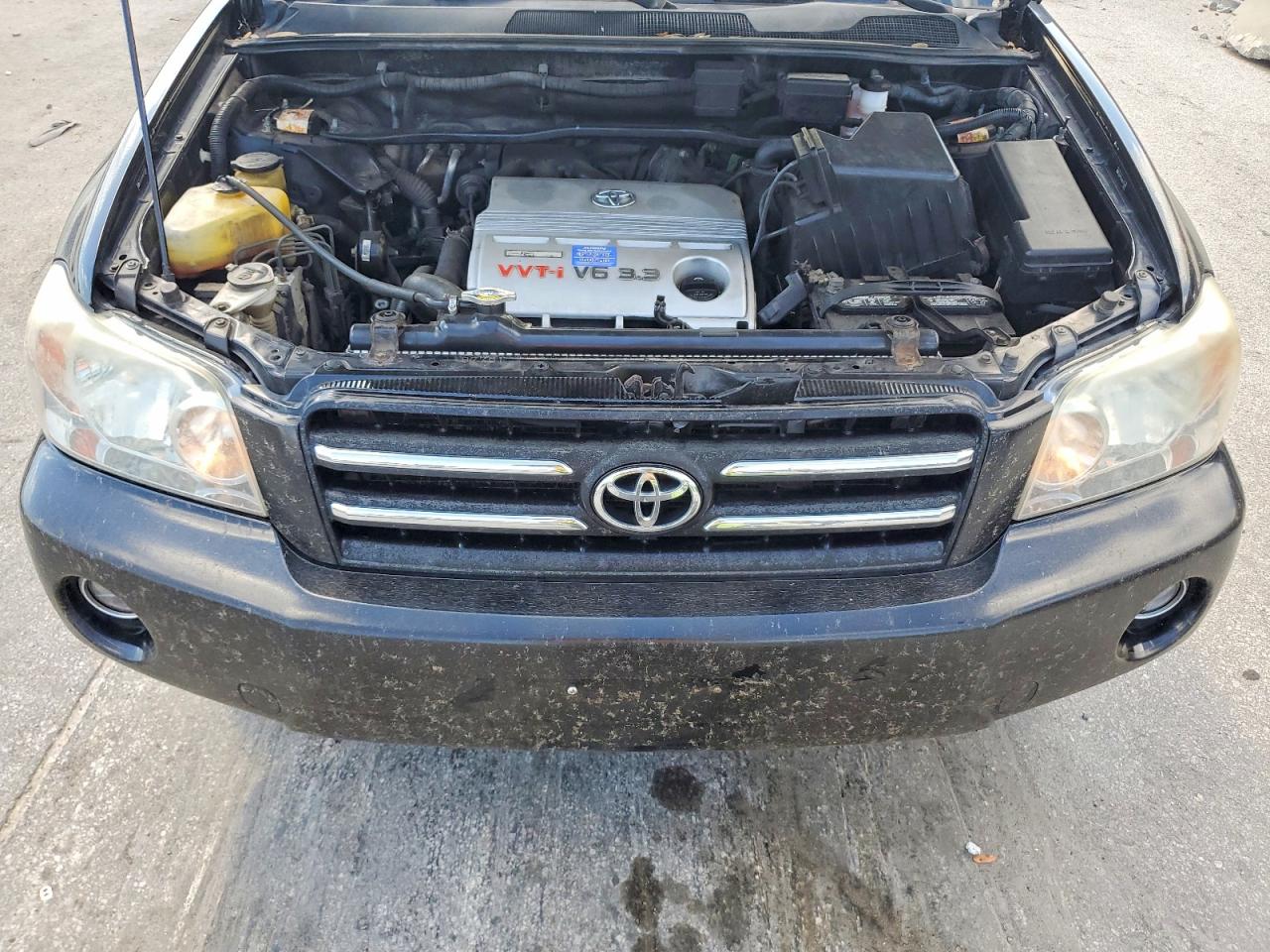 2006 Toyota Highlander Sport Black vin: JTEEP21AX60177695