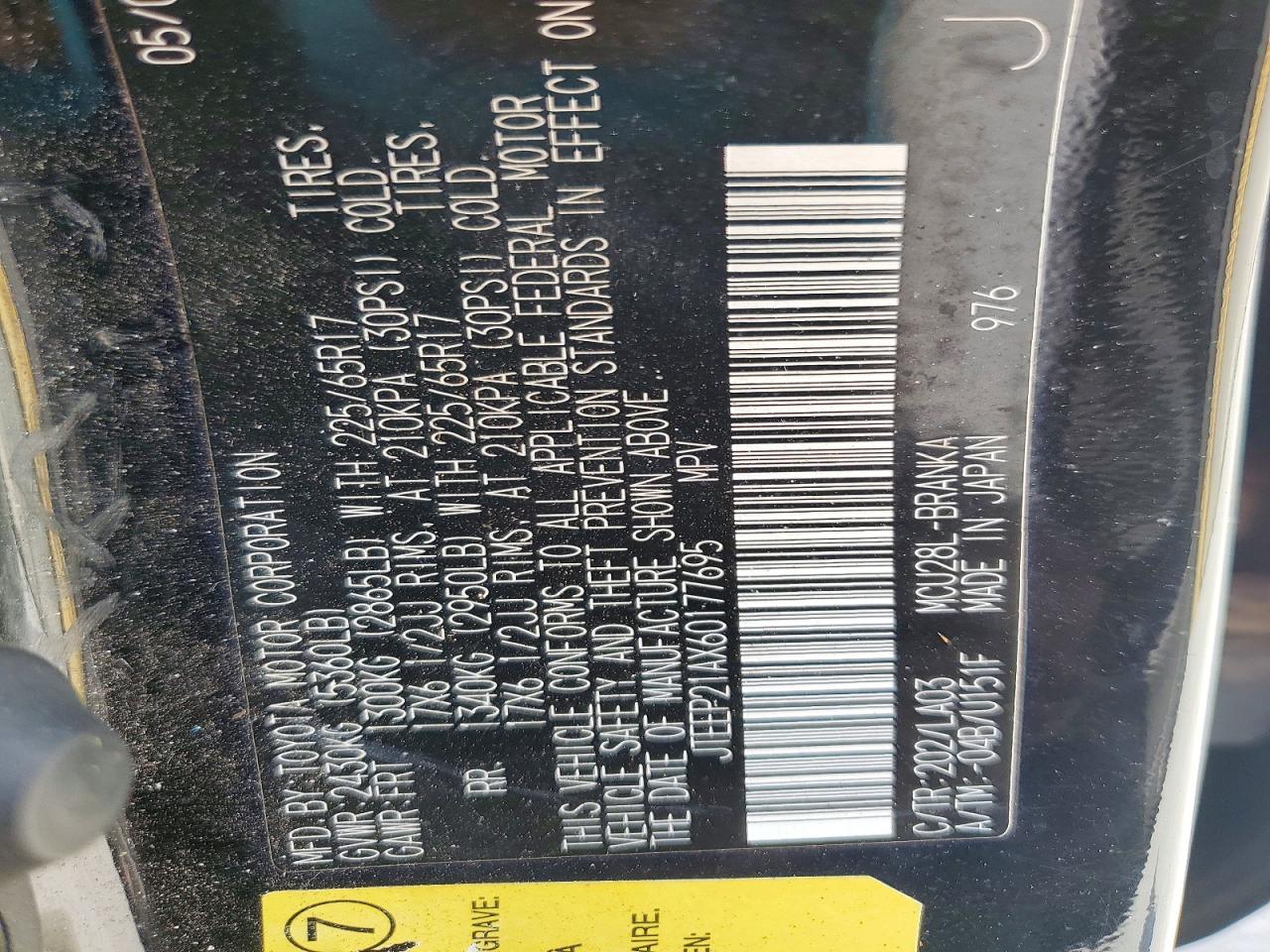 2006 Toyota Highlander Sport Black vin: JTEEP21AX60177695