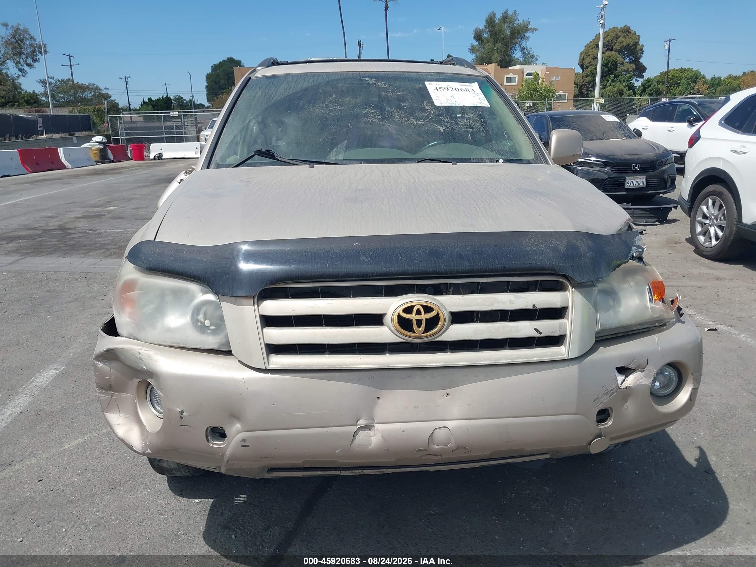 2006 Toyota Highlander Limited V6 Gold vin: JTEEP21AX60180371