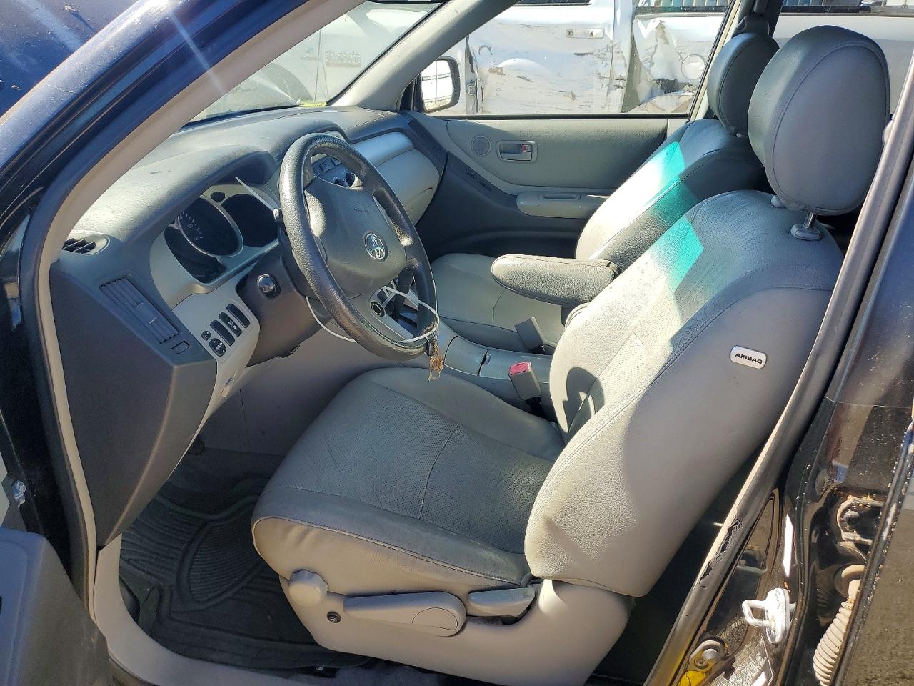 2007 Toyota Highlander Base Black vin: JTEEP21AX70202290