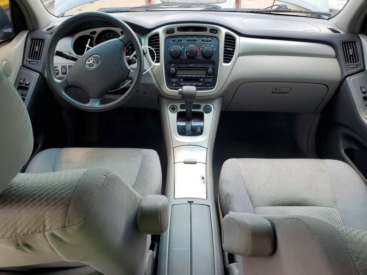 2007 Toyota Highlander Base Blue vin: JTEEP21AX70210311