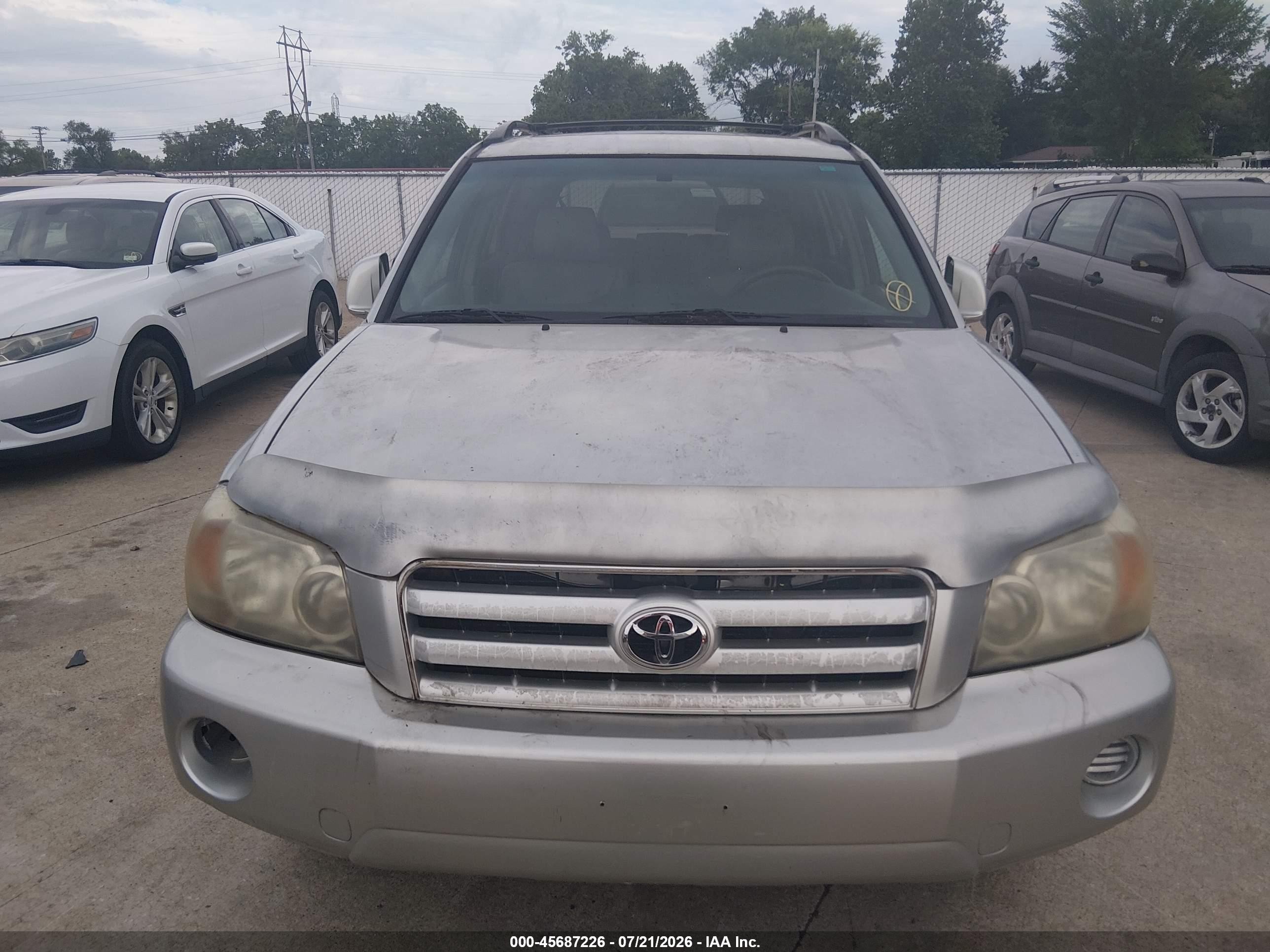 2007 Toyota Highlander 3rd Row Бежевый vin: JTEEP21AX70219123
