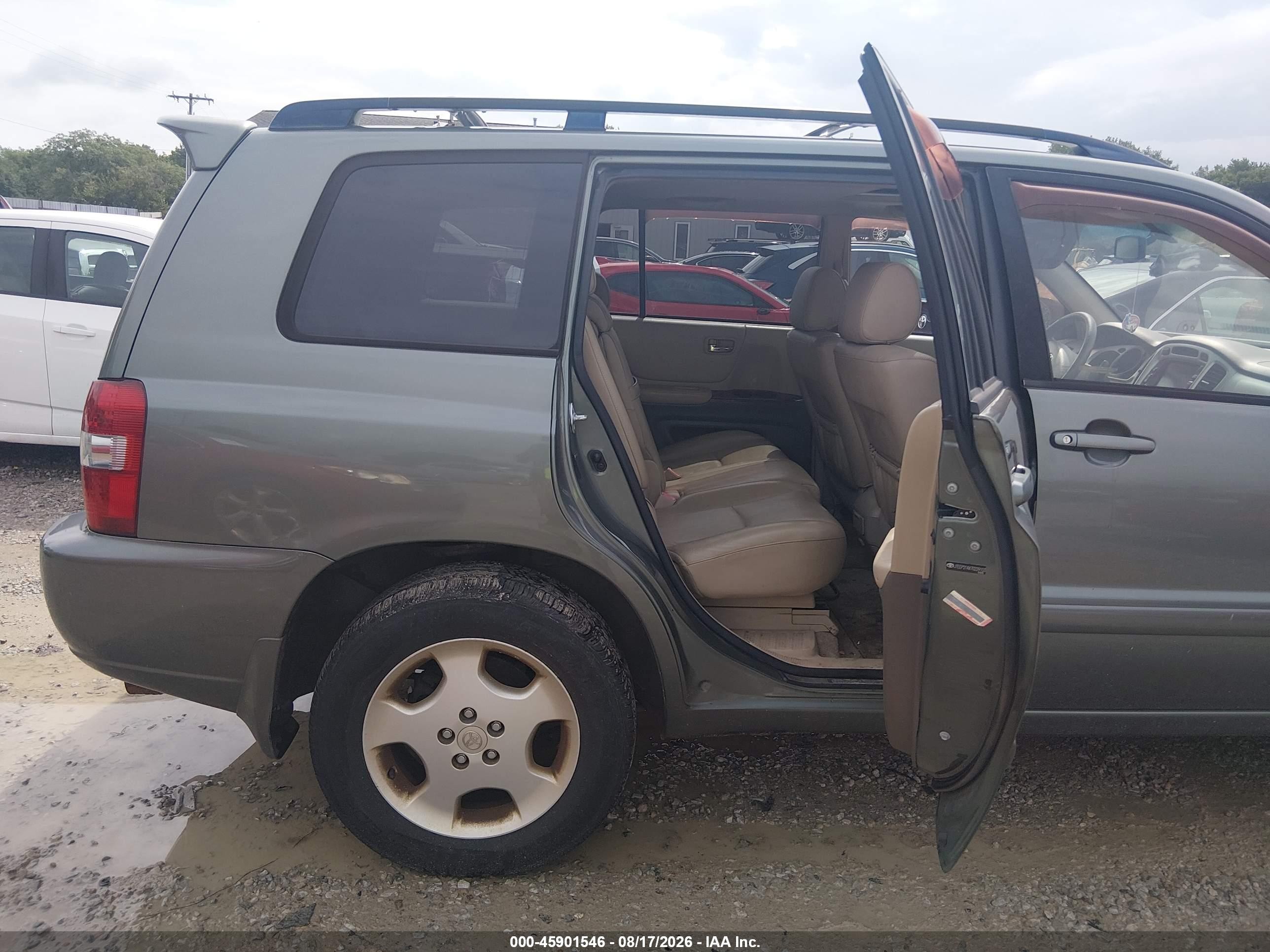 2007 Toyota Highlander Limited W/3rd Row Зеленый vin: JTEEP21AX70229103