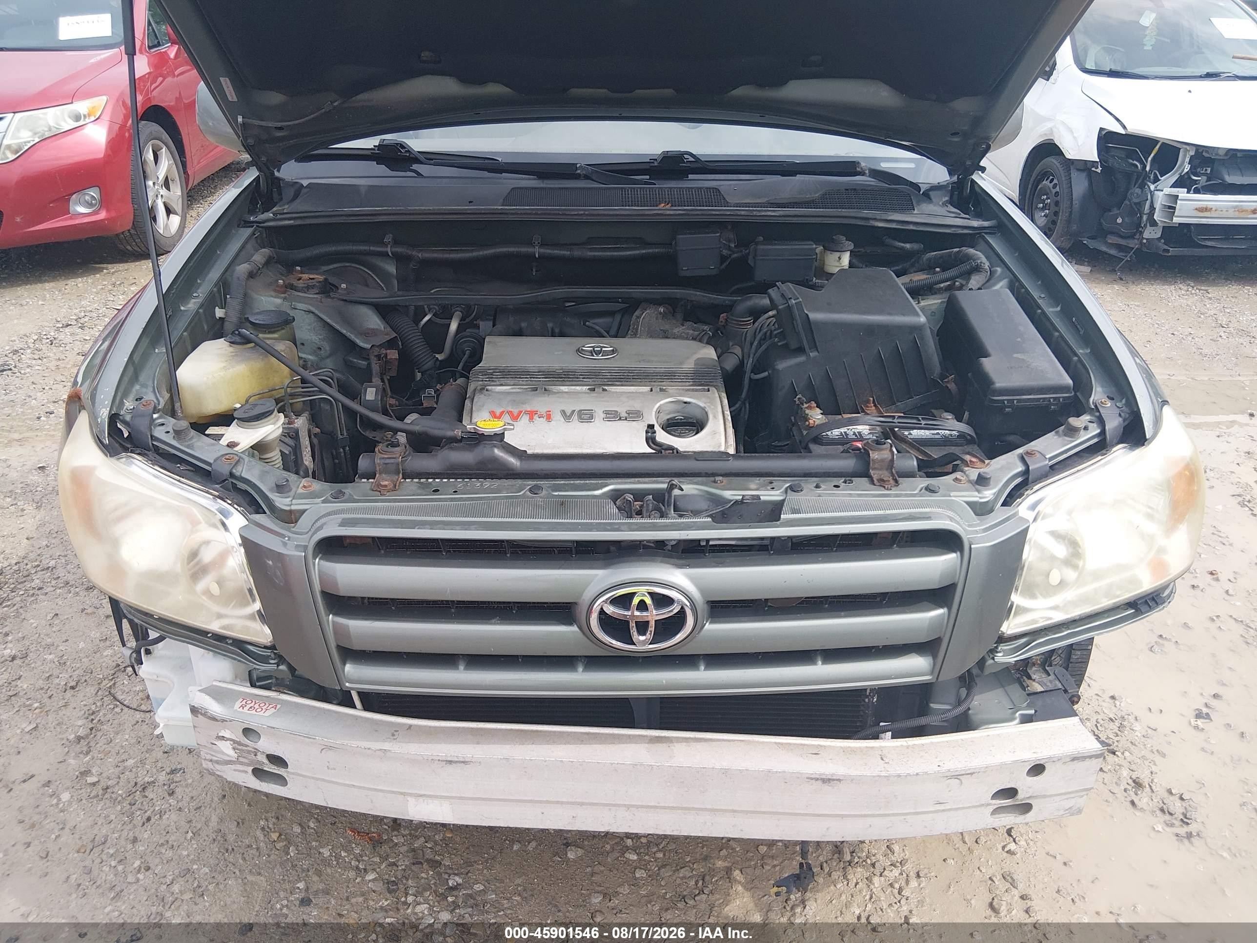 2007 Toyota Highlander Limited W/3rd Row Зеленый vin: JTEEP21AX70229103
