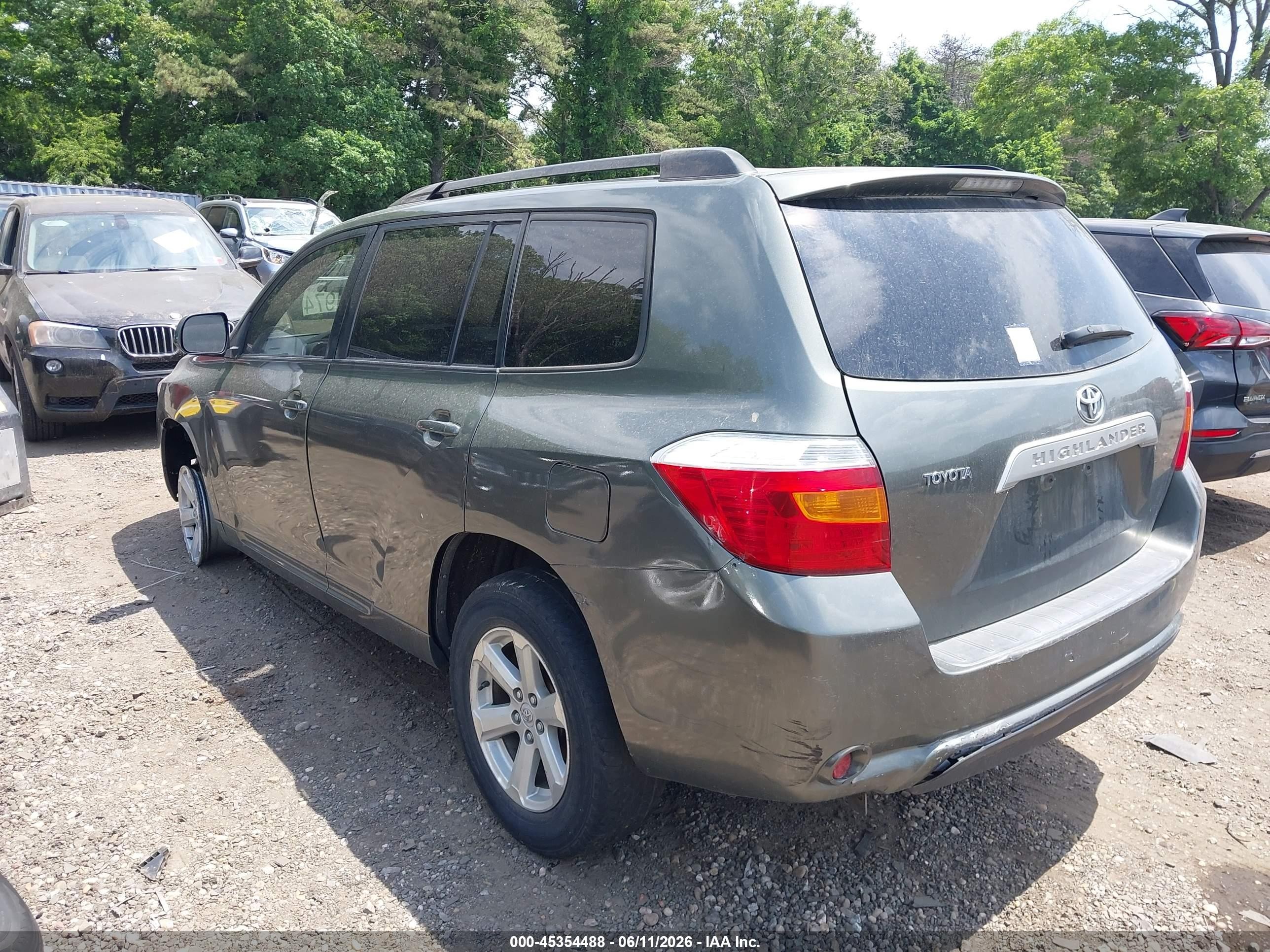 2008 Toyota Highlander   Green vin: JTEES41A182007002