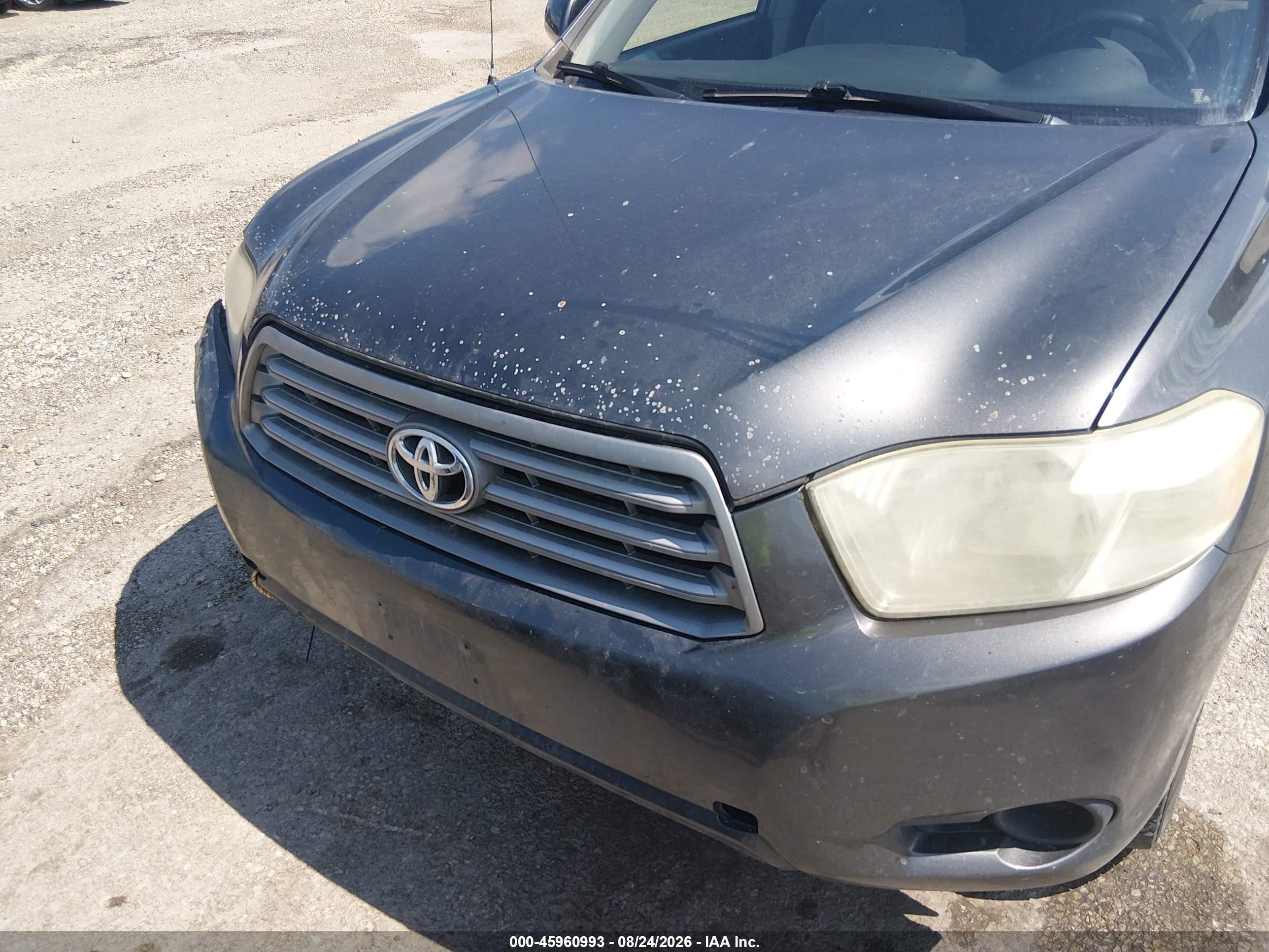 2008 Toyota Highlander   Gray vin: JTEES41A282014749