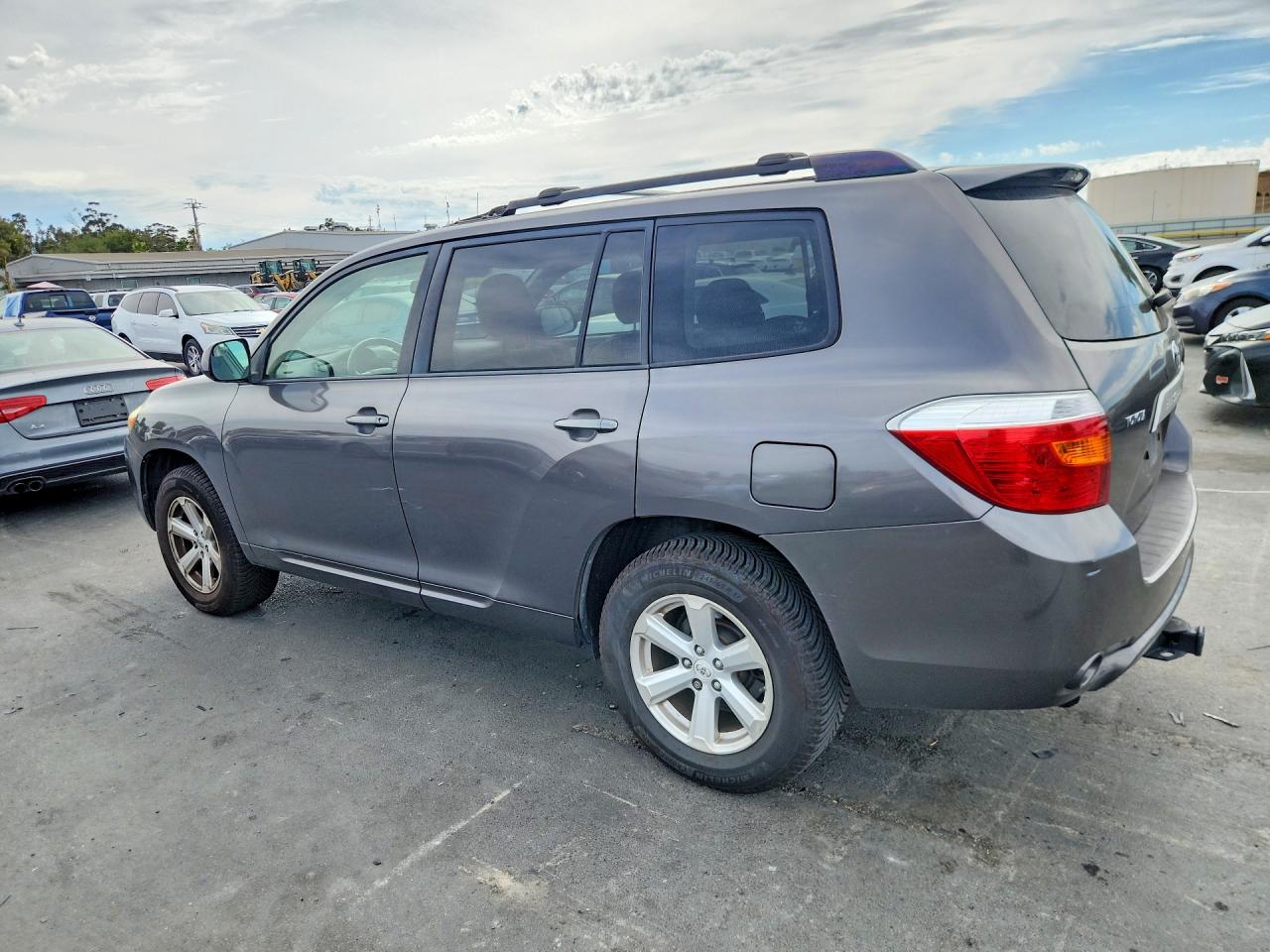 2008 Toyota Highlander Base Gray vin: JTEES41A282047184