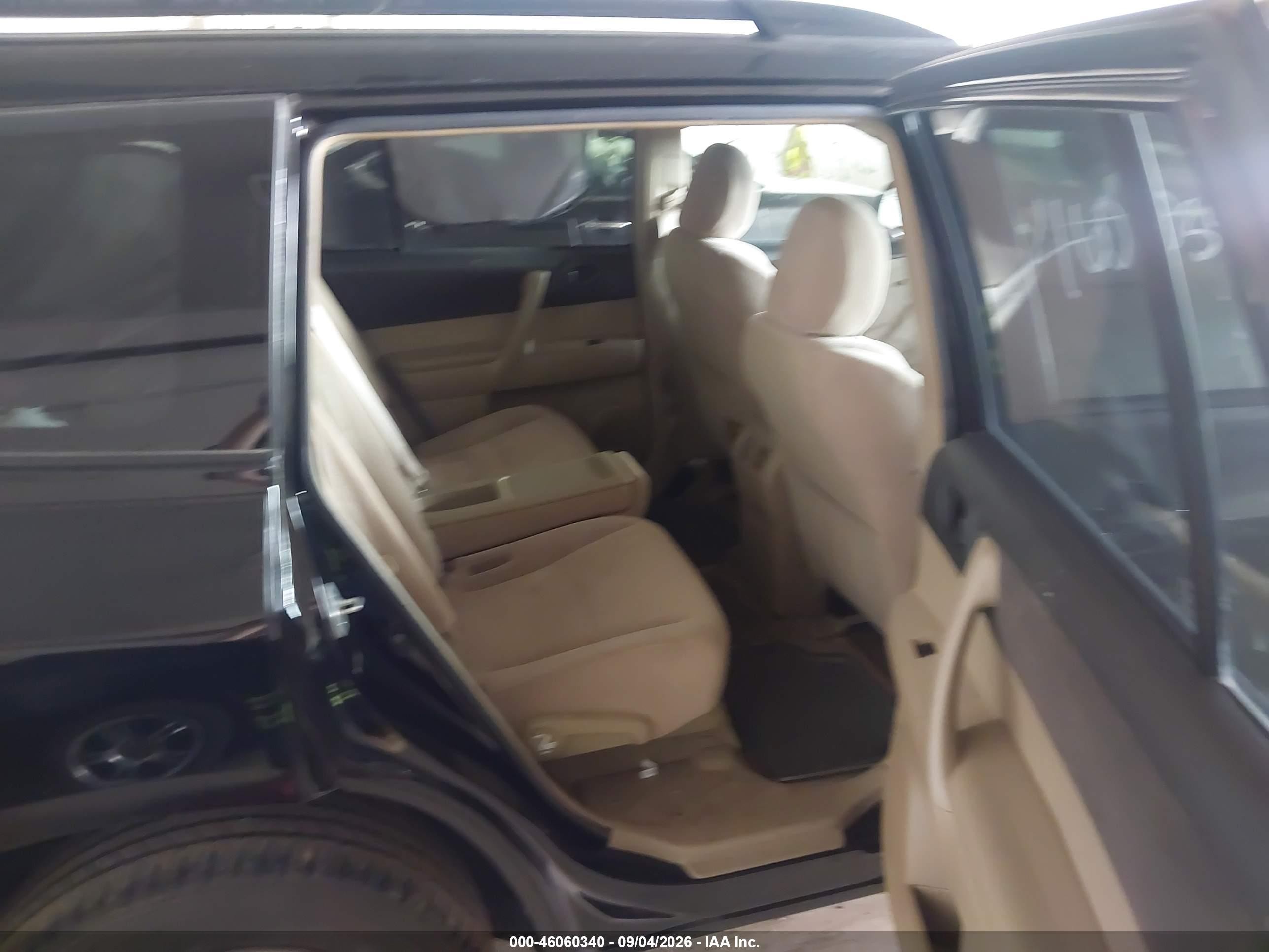 2008 Toyota Highlander   Black vin: JTEES41A282081867