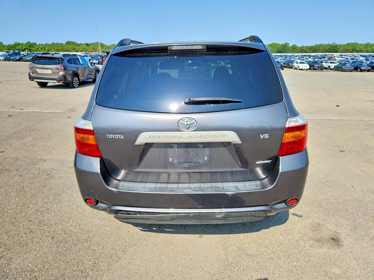 2009 Toyota Highlander Base Gray vin: JTEES41A292113587