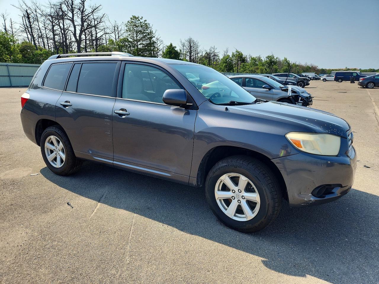 2009 Toyota Highlander Base Gray vin: JTEES41A292113587