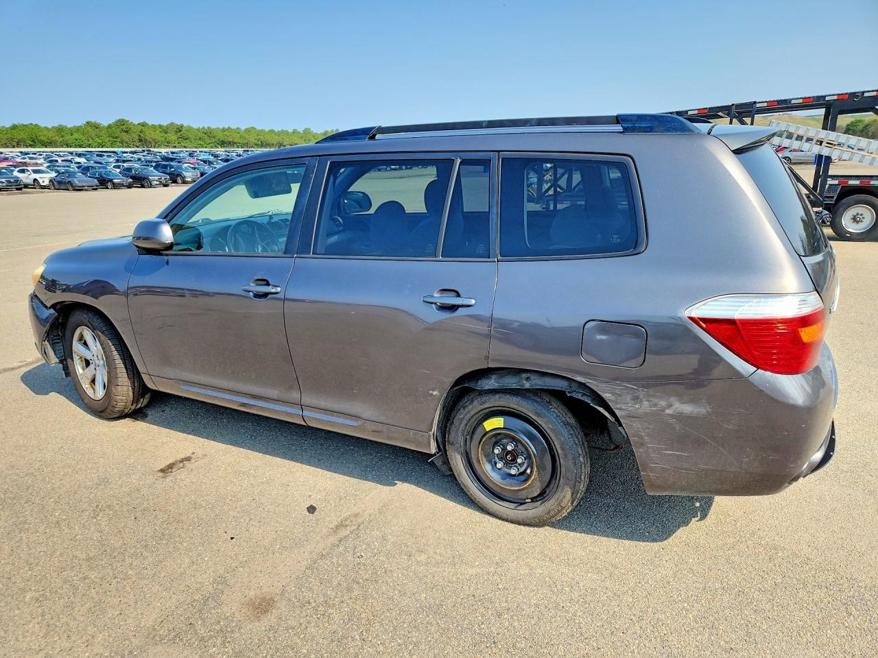 2009 Toyota Highlander Base Gray vin: JTEES41A292113587