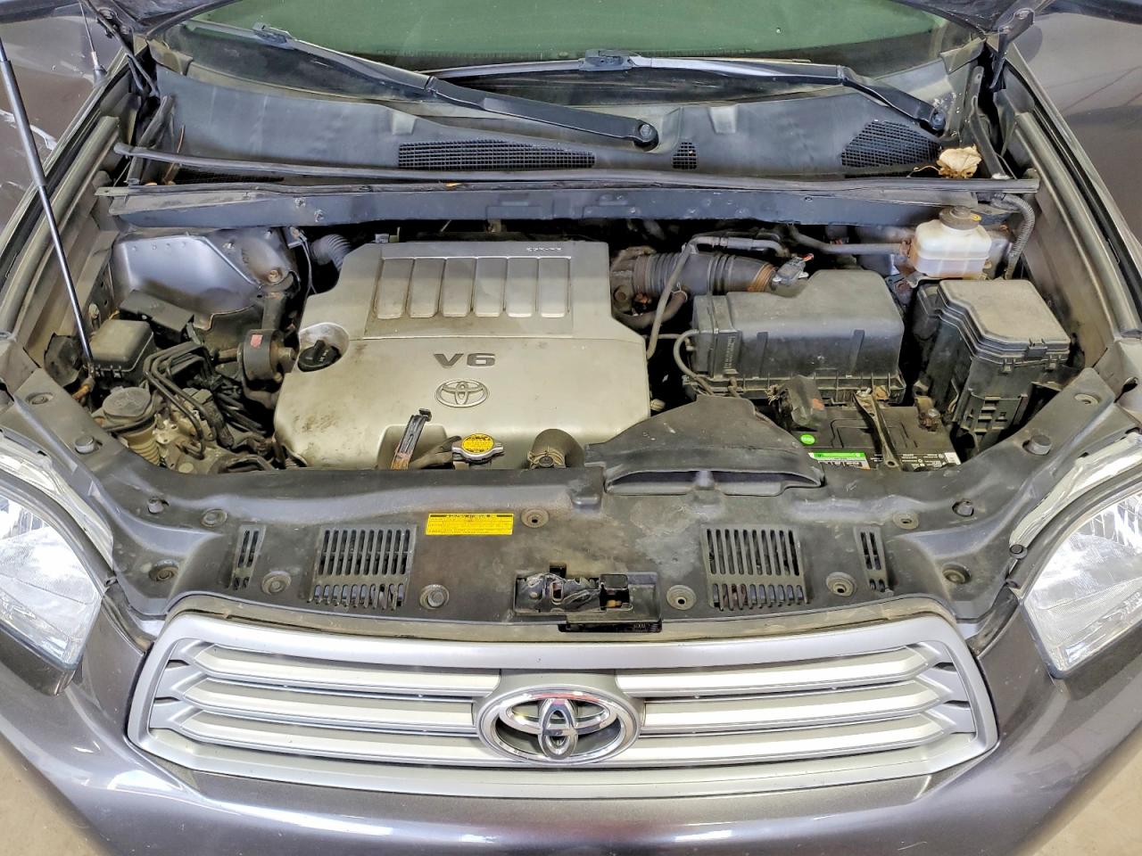 2009 Toyota Highlander Base Gray vin: JTEES41A292117591