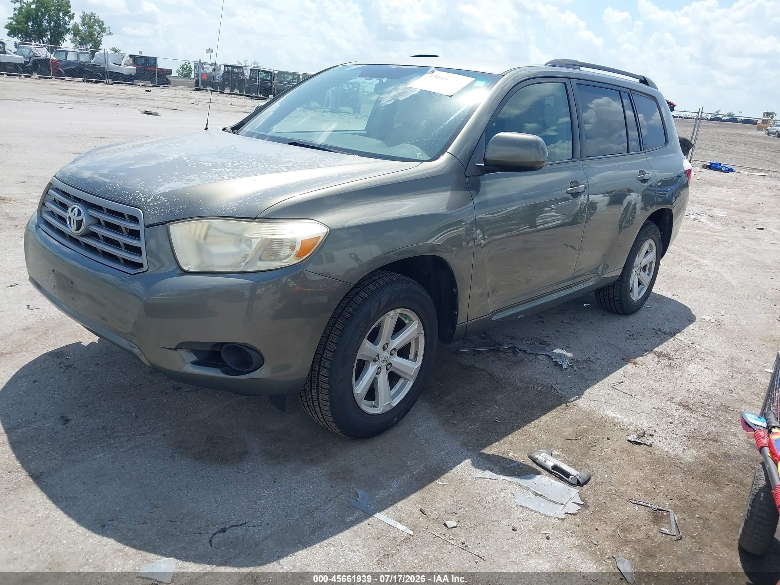 2008 Toyota Highlander   Green vin: JTEES41A482035294