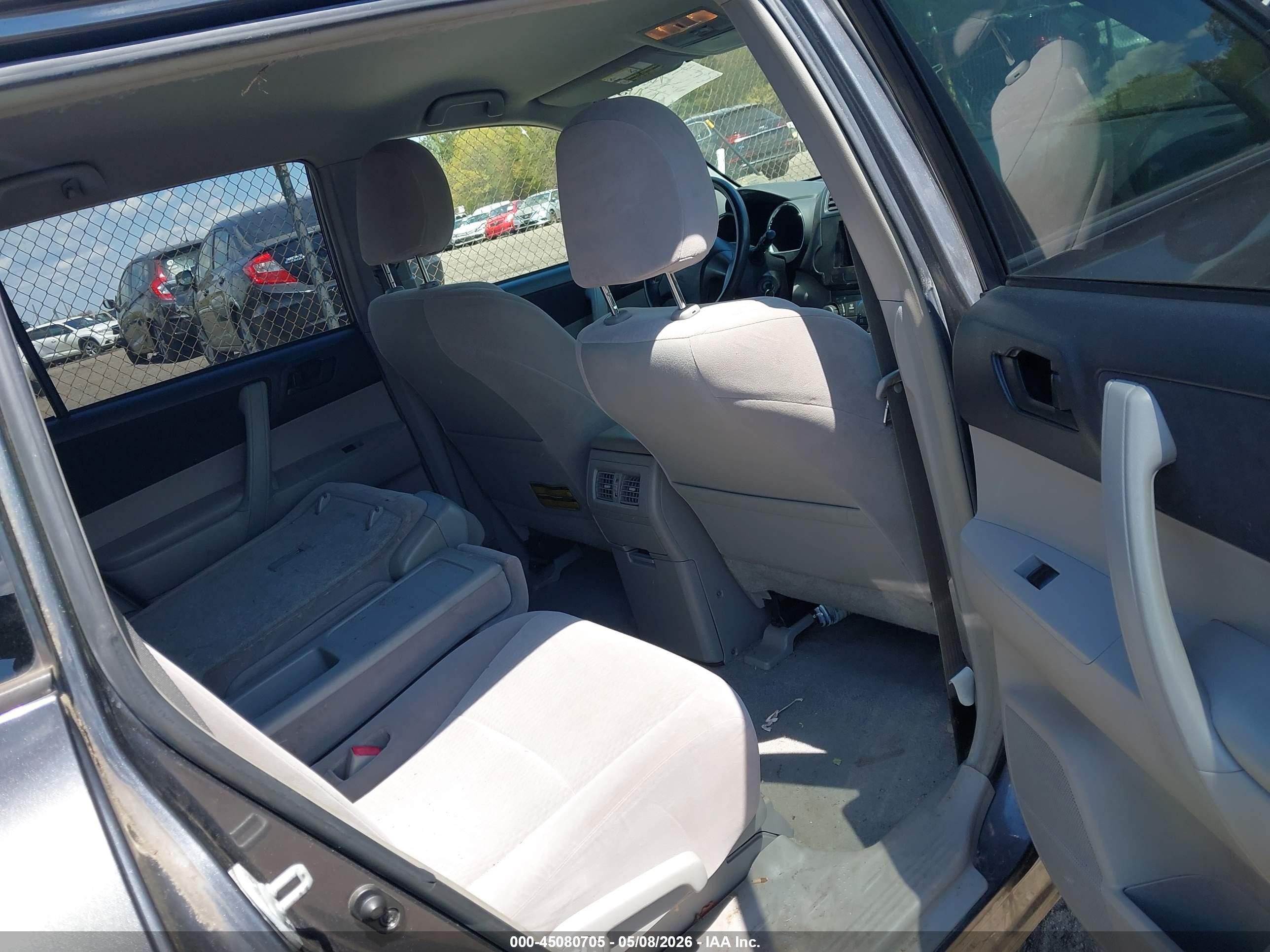 2008 Toyota Highlander   Gray vin: JTEES41A482059384