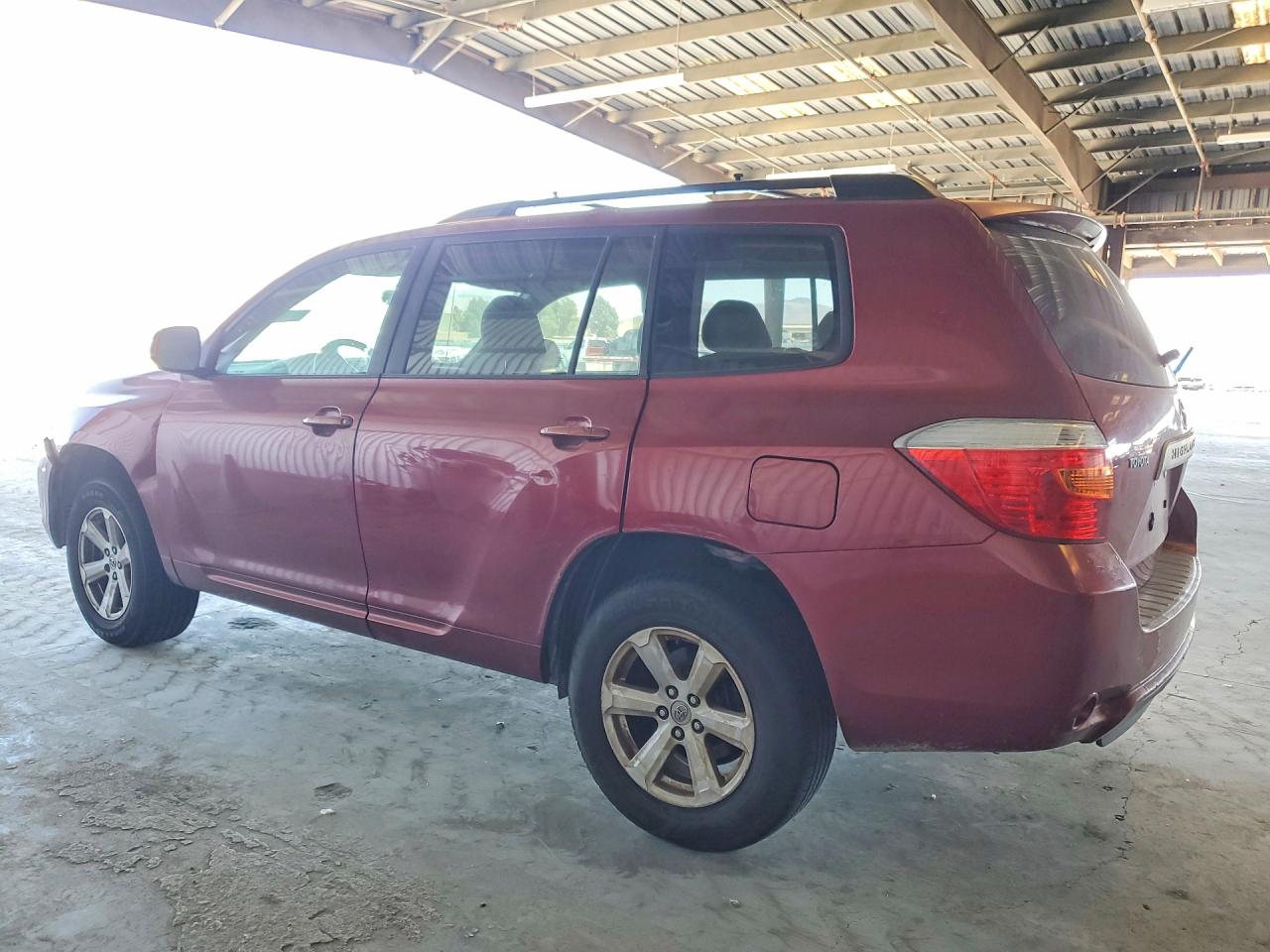 2008 Toyota Highlander Base Burgundy vin: JTEES41A682052159
