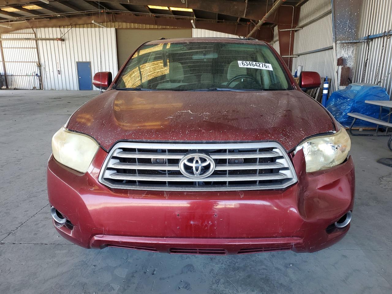 2008 Toyota Highlander Base Burgundy vin: JTEES41A682052159