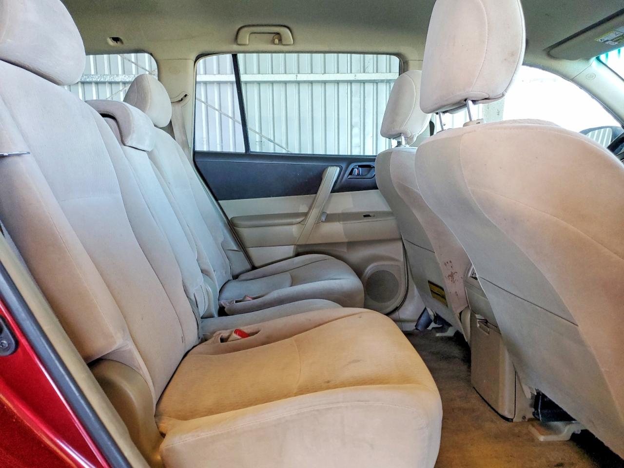 2008 Toyota Highlander Base Burgundy vin: JTEES41A682052159