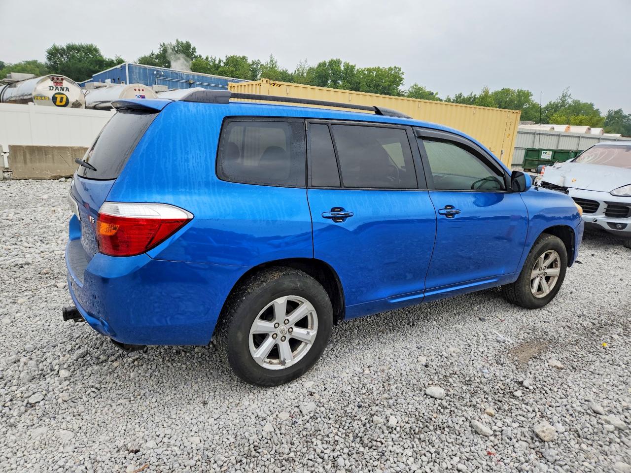 2008 Toyota Highlander Base Blue vin: JTEES41A882082358