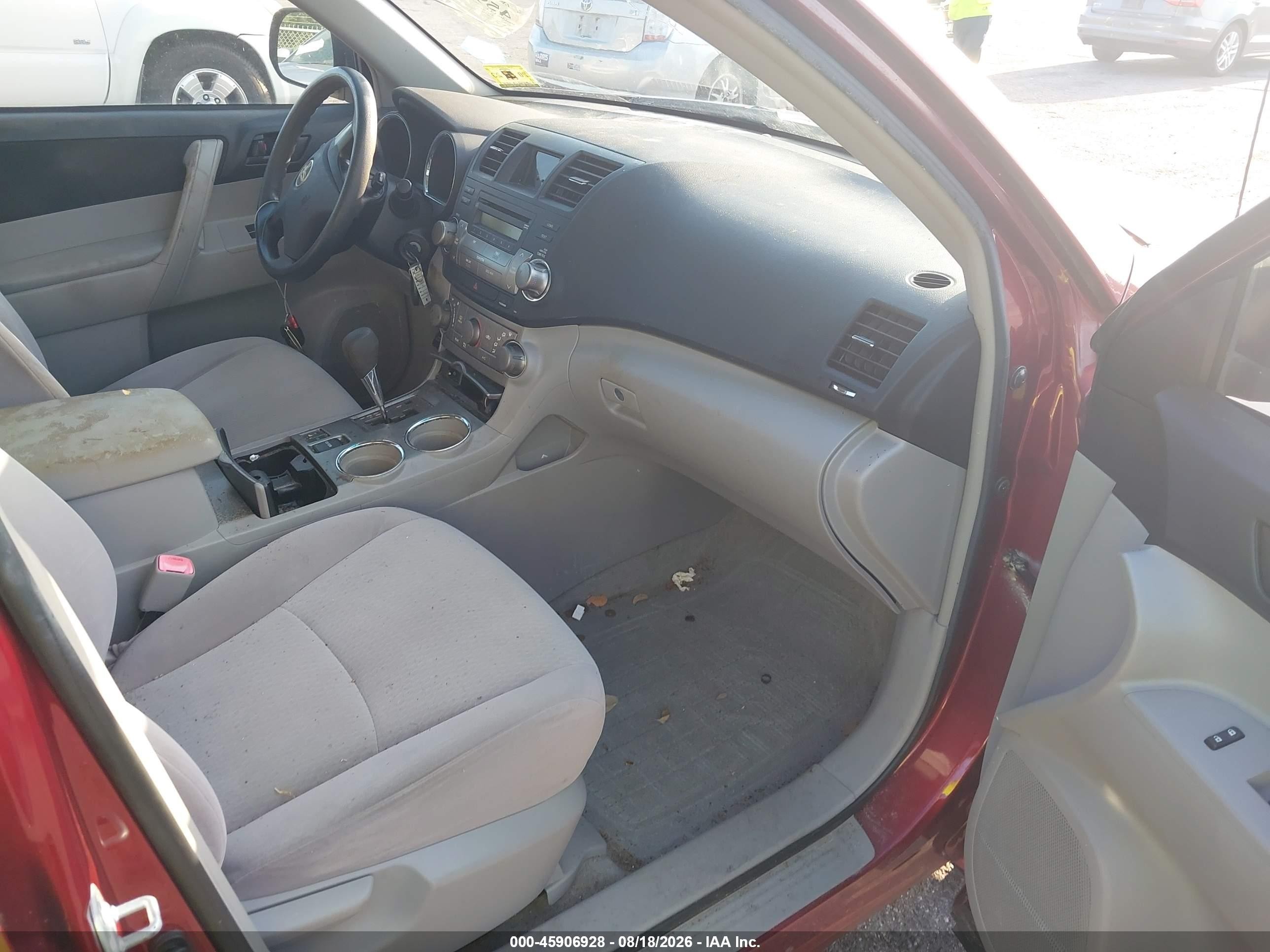 2008 Toyota Highlander   Burgundy vin: JTEES41A882096129