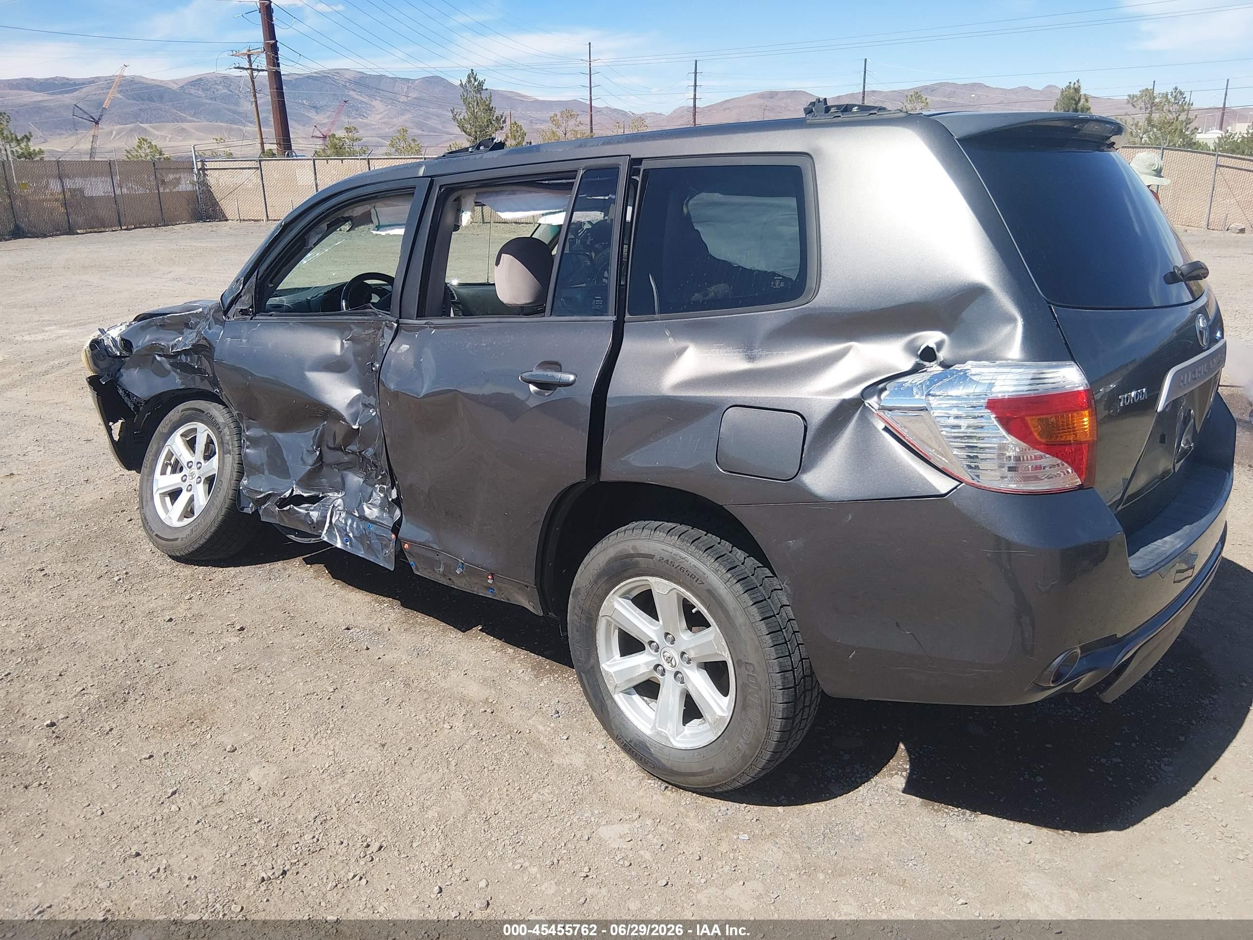 2008 Toyota Highlander   Black vin: JTEES41A982003442