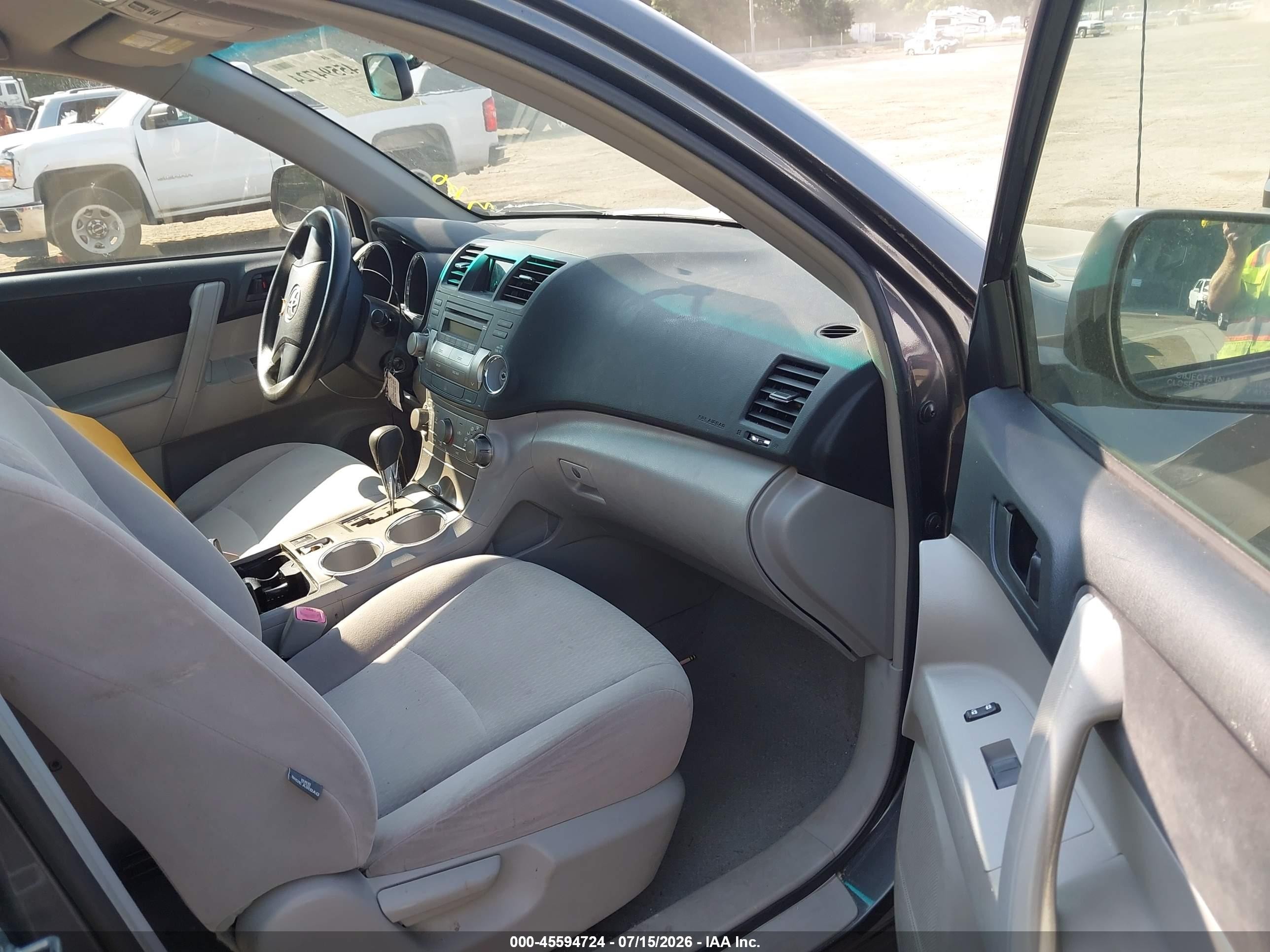 2008 Toyota Highlander   Серый vin: JTEES41A982056514