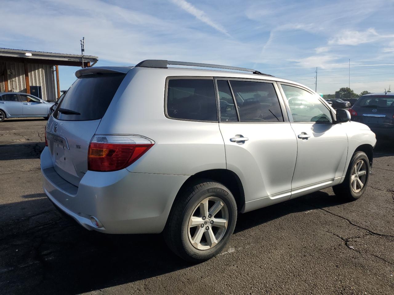 2008 Toyota Highlander Silver vin: JTEES41AX82043965