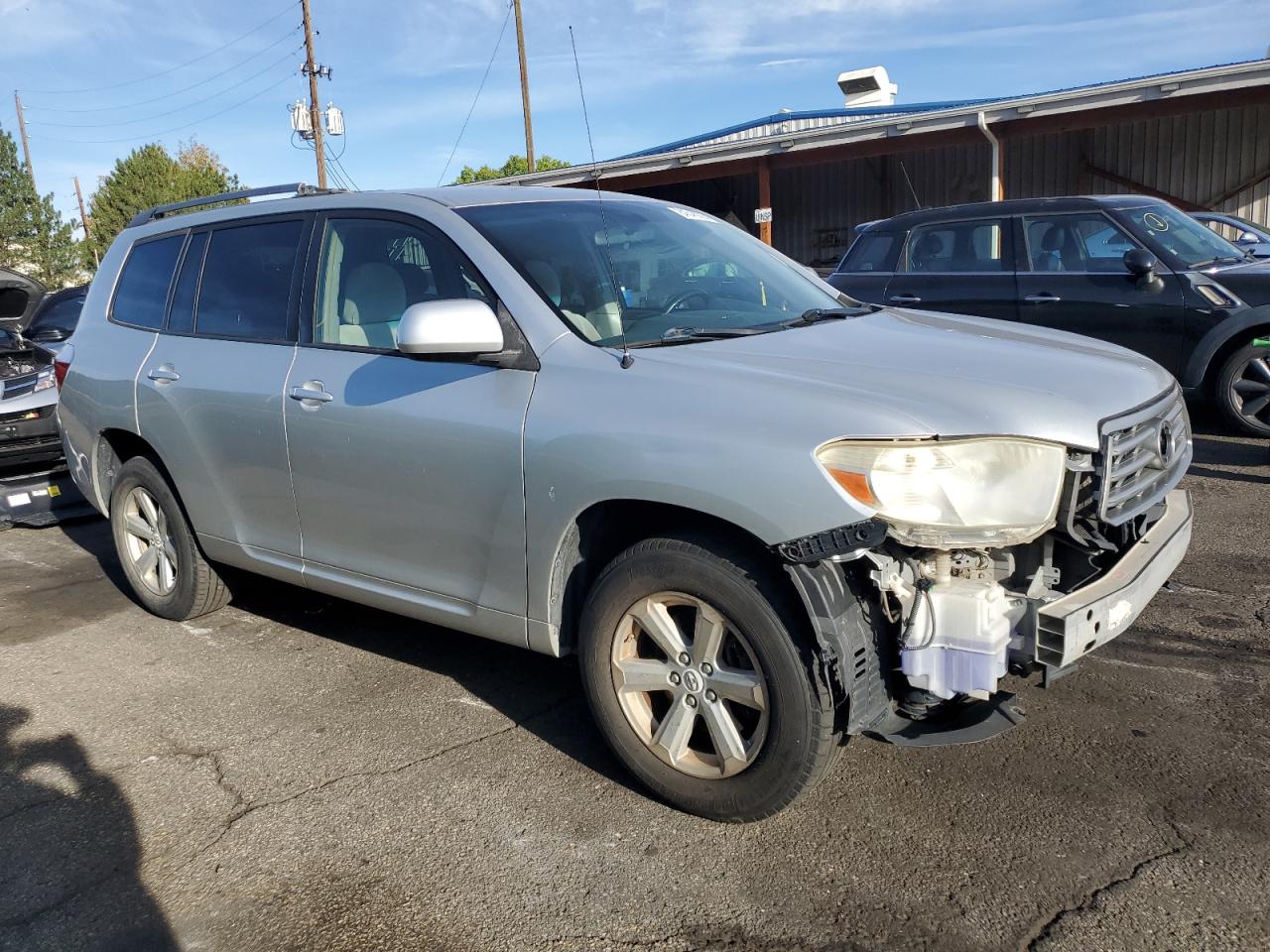2008 Toyota Highlander Silver vin: JTEES41AX82043965
