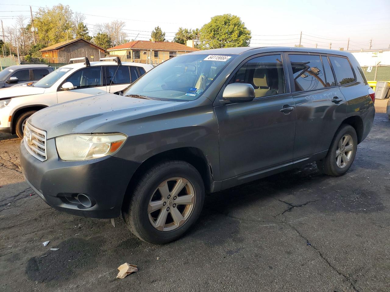 2008 Toyota Highlander Base Green vin: JTEES41AX82045585
