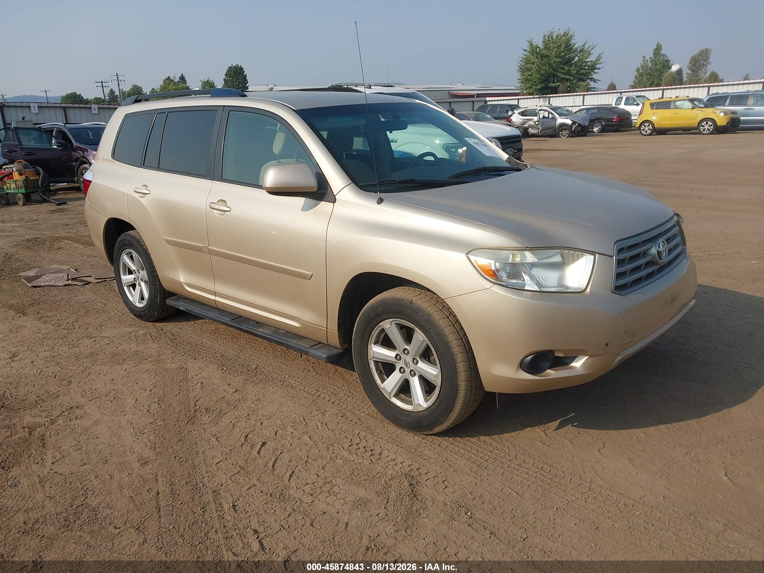 2008 Toyota Highlander Gold vin: JTEES41AX82076285