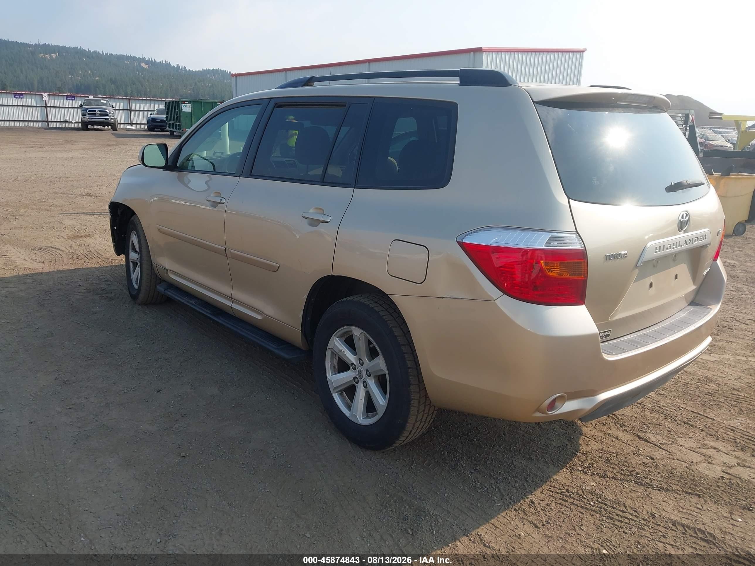 2008 Toyota Highlander Gold vin: JTEES41AX82076285