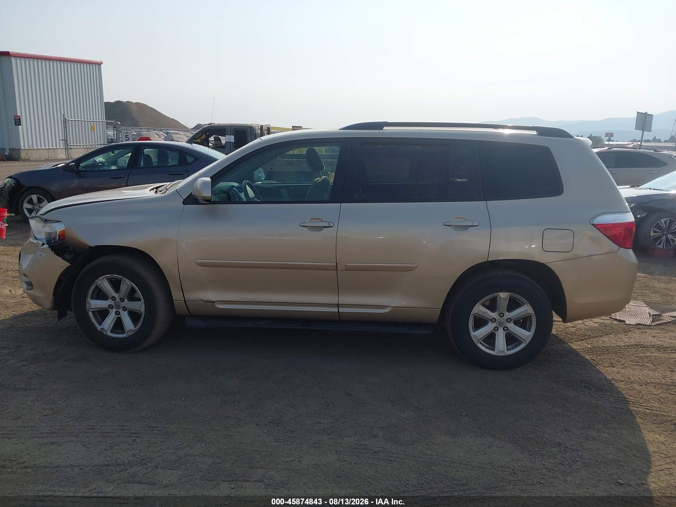 2008 Toyota Highlander Gold vin: JTEES41AX82076285