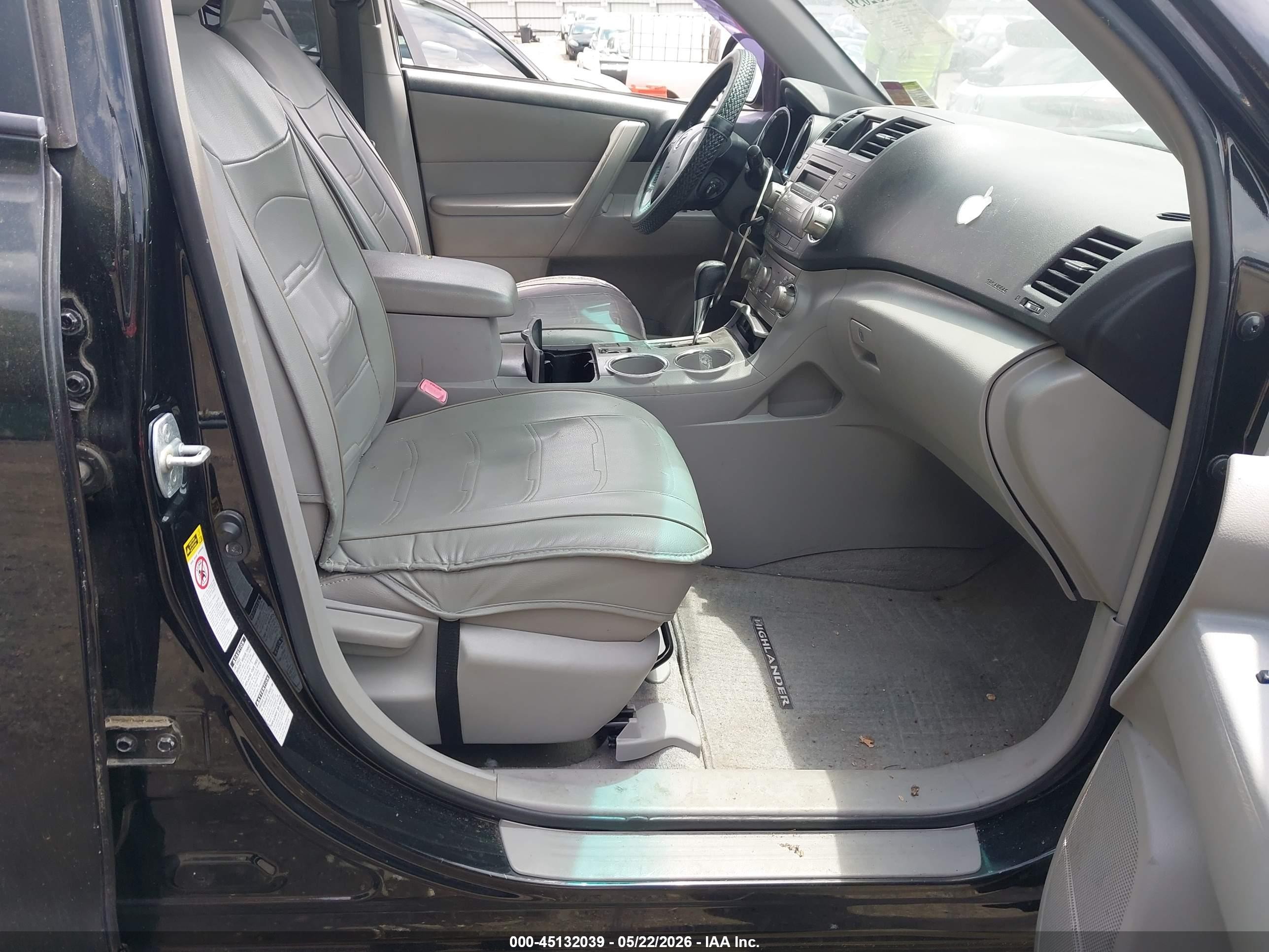 2009 Toyota Highlander   Черный vin: JTEES41AX92138737