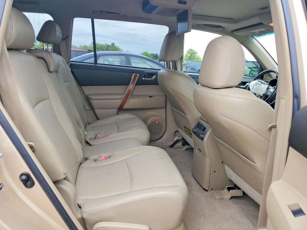 2008 Toyota Highlander Limited Желто-коричневый vin: JTEES42A082044931