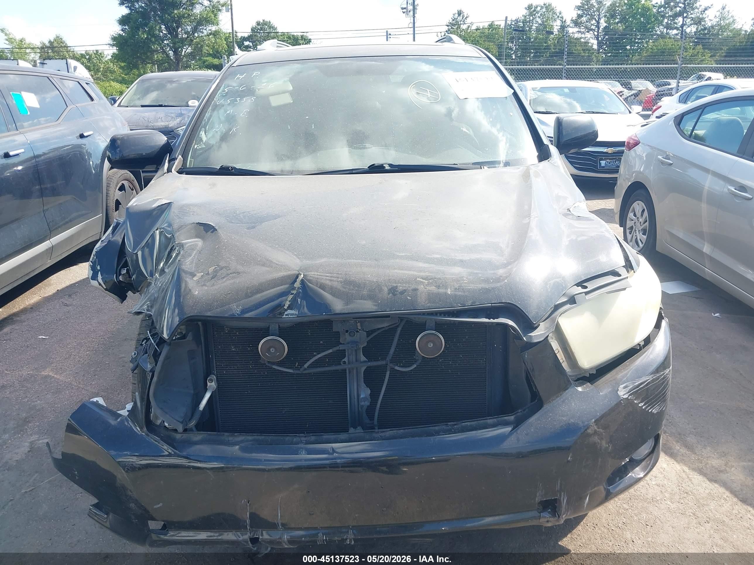 2009 Toyota Highlander Limited Черный vin: JTEES42A092135358
