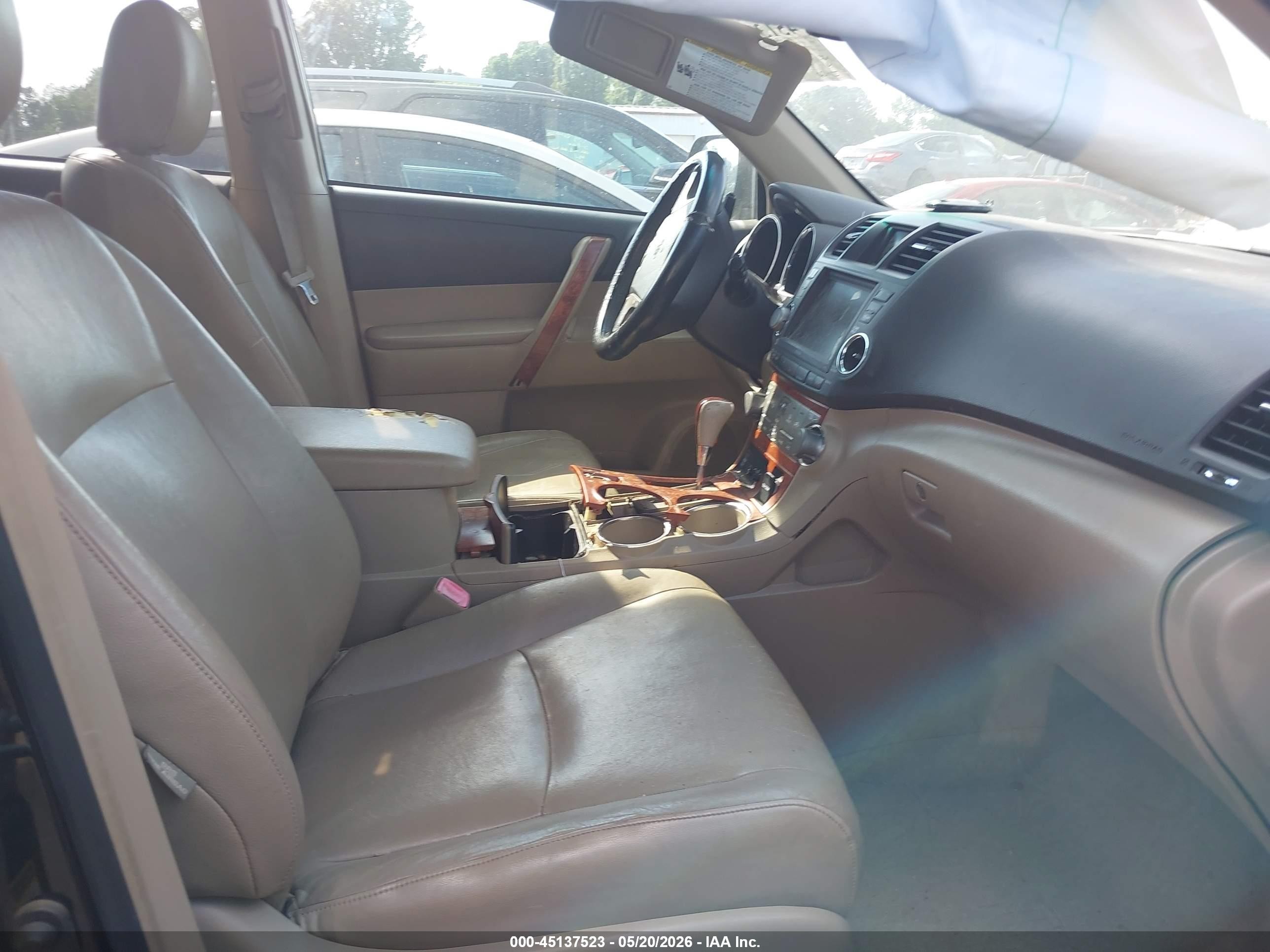 2009 Toyota Highlander Limited Черный vin: JTEES42A092135358