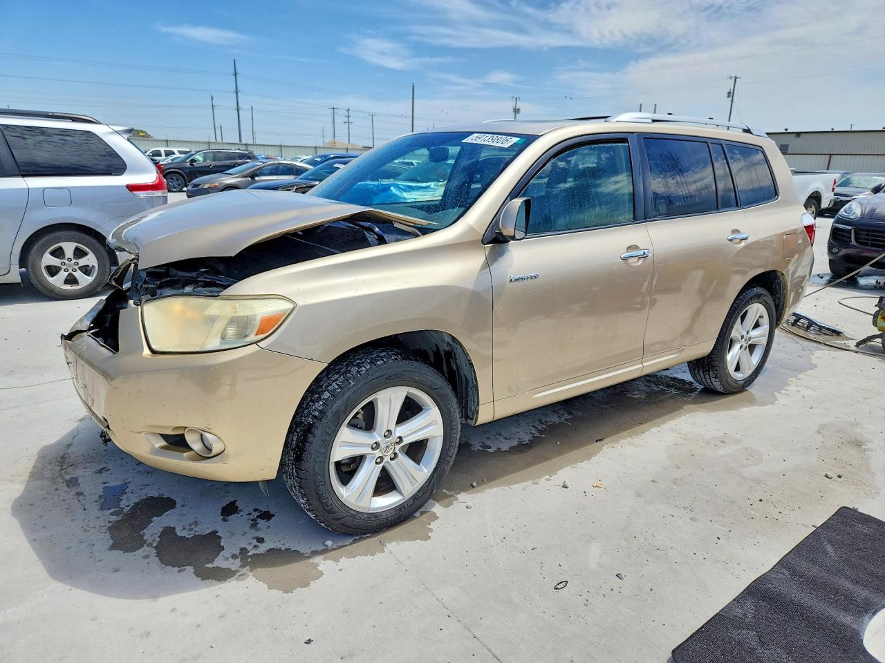 2009 Toyota Highlander Limited Gold vin: JTEES42A092141385