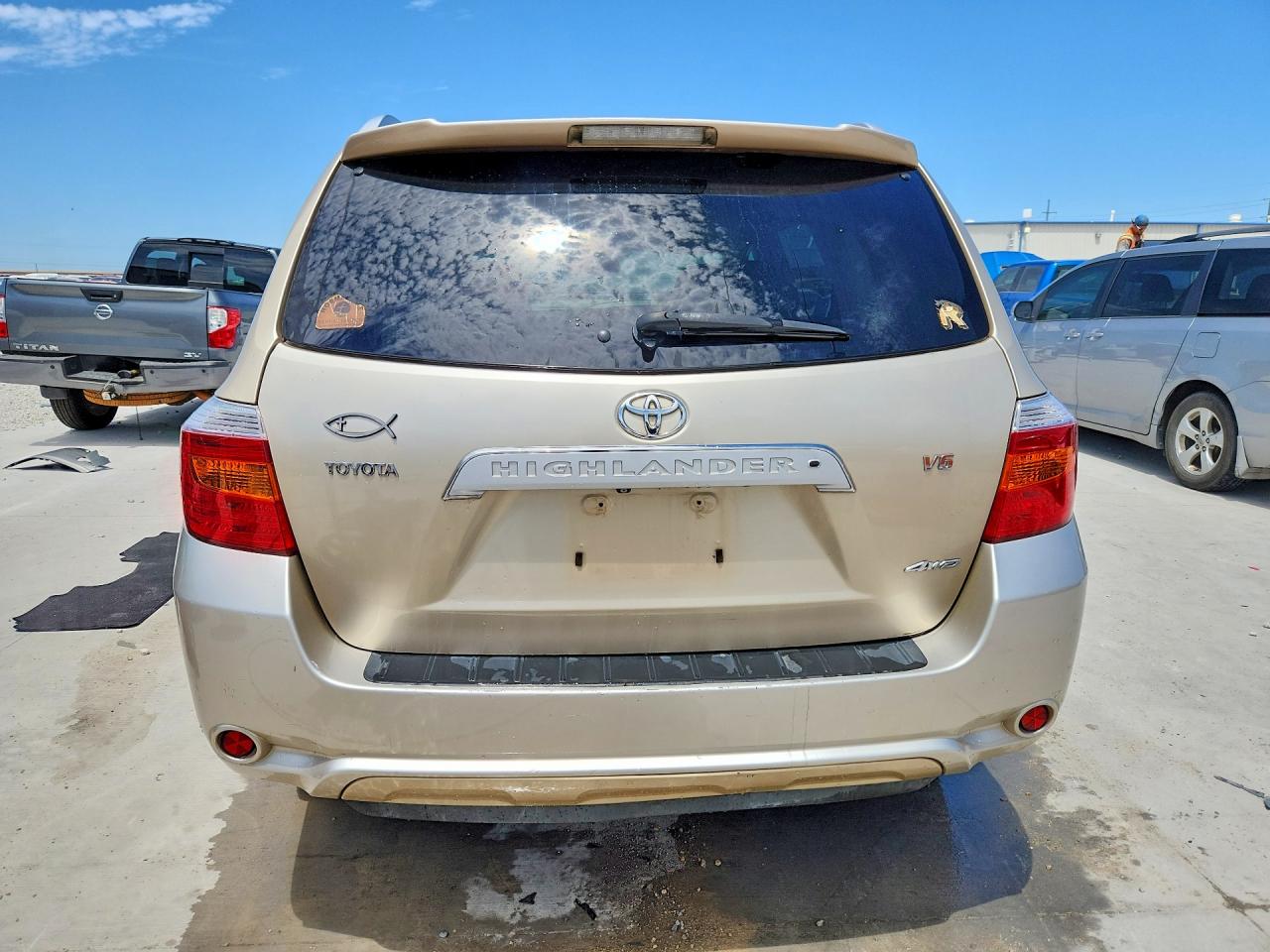 2009 Toyota Highlander Limited Gold vin: JTEES42A092141385