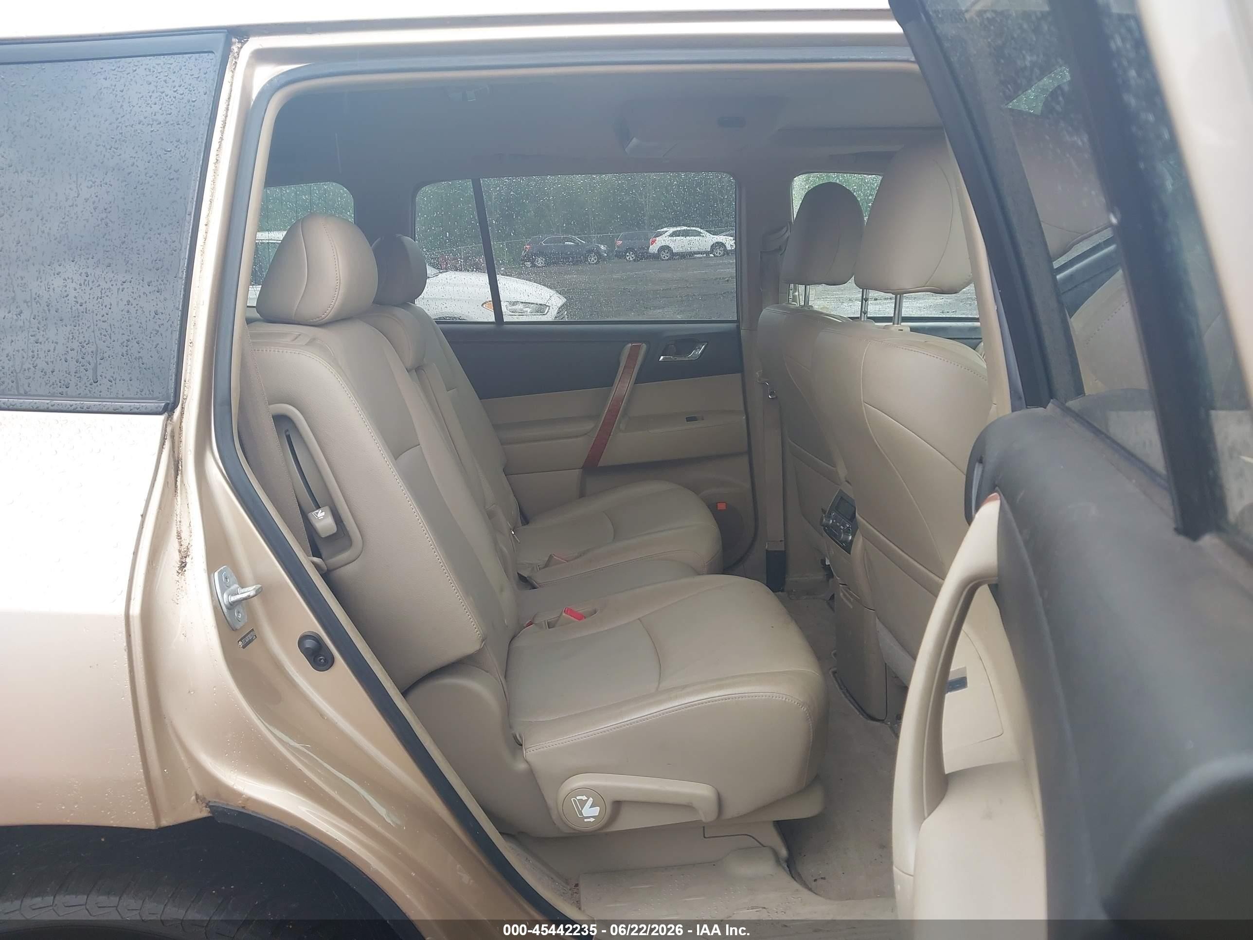 2008 Toyota Highlander Limited Gold vin: JTEES42A182023988