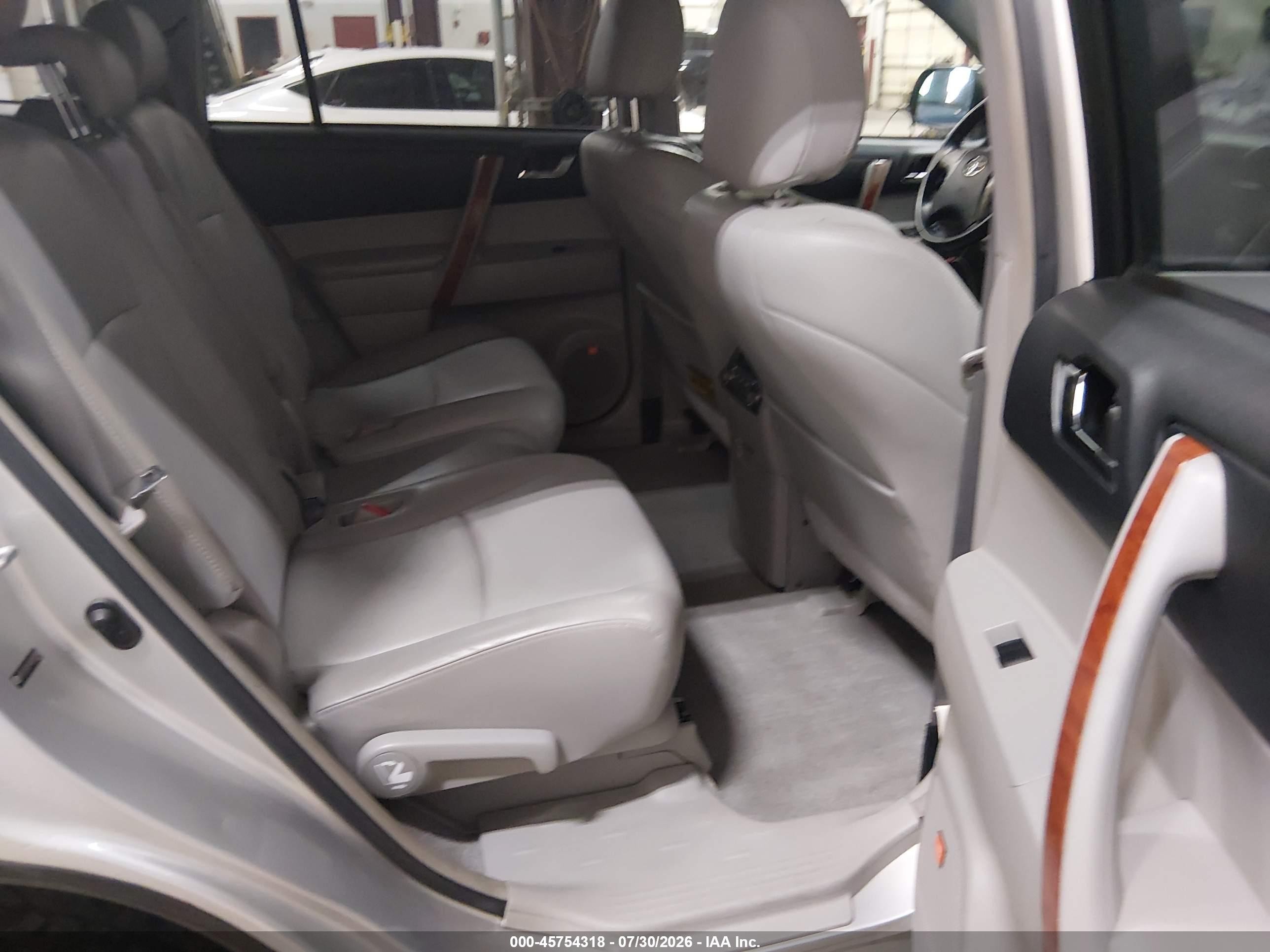 2008 Toyota Highlander Limited Gray vin: JTEES42A182052844