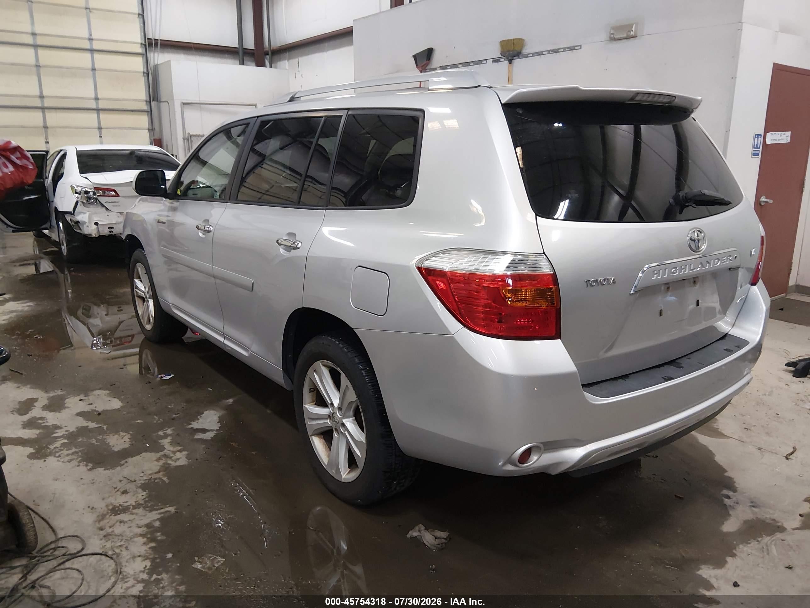 2008 Toyota Highlander Limited Gray vin: JTEES42A182052844